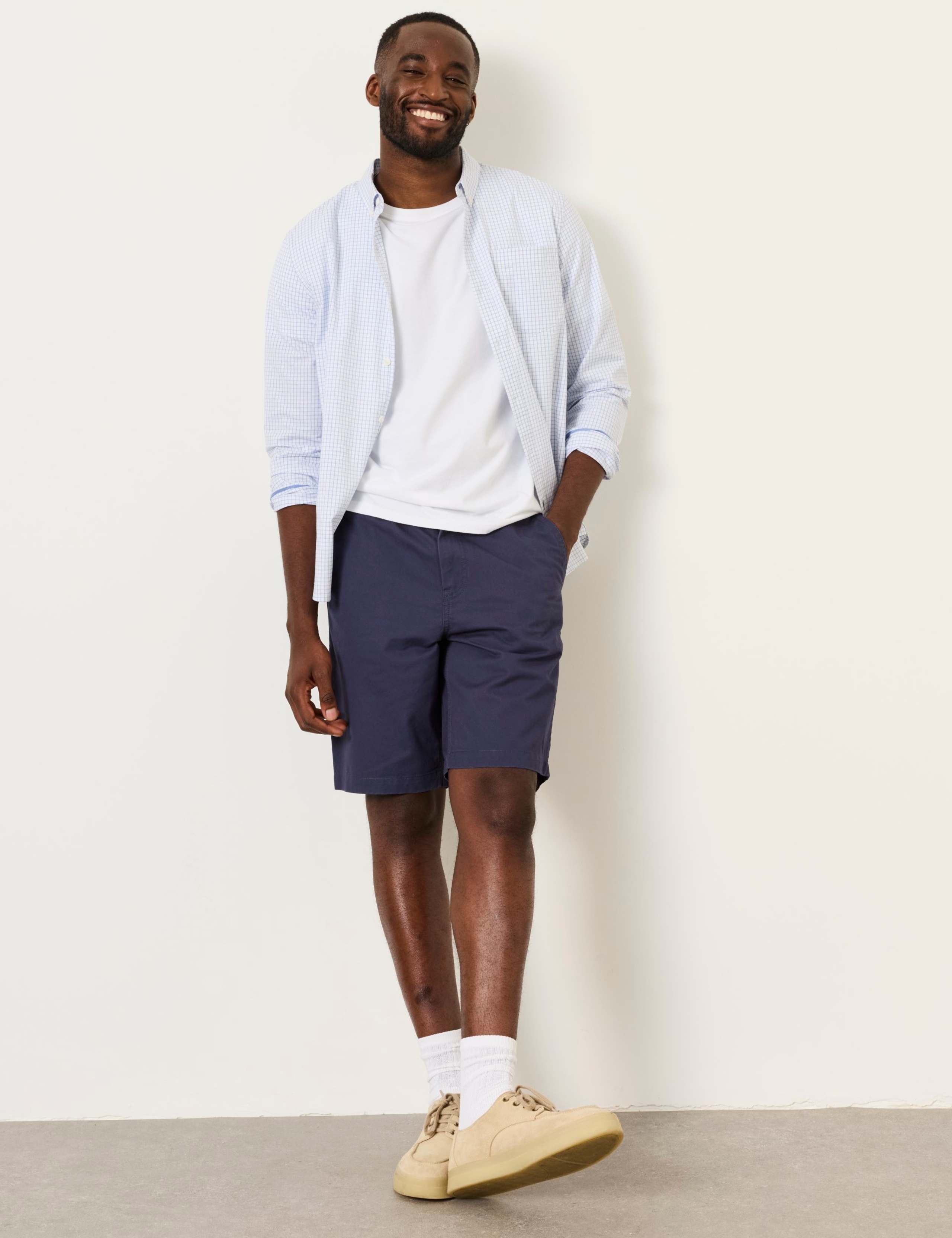 Pure Cotton Elasticated Waist Shorts 4 of 6