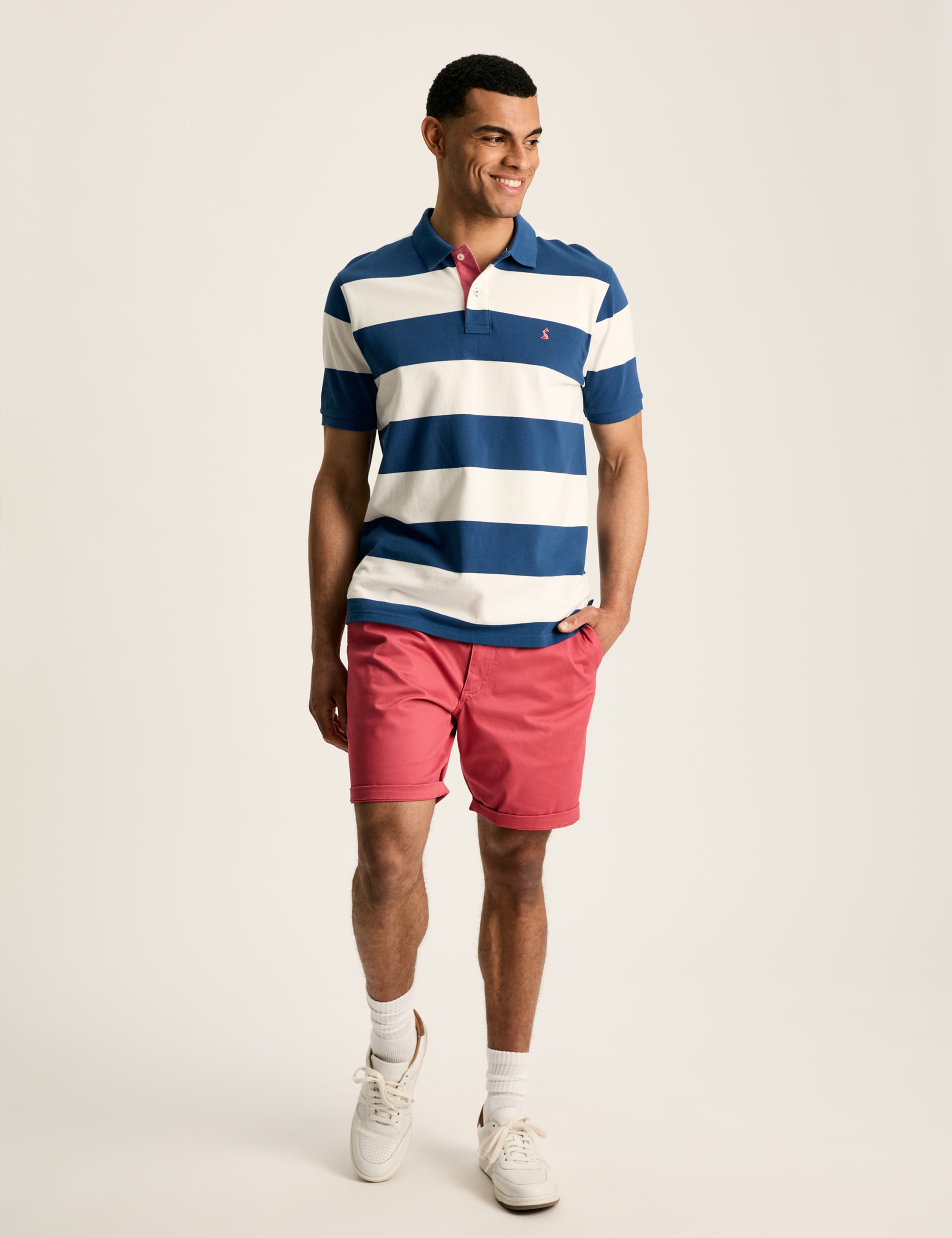 Pure Cotton Striped Polo Shirt 10 of 13