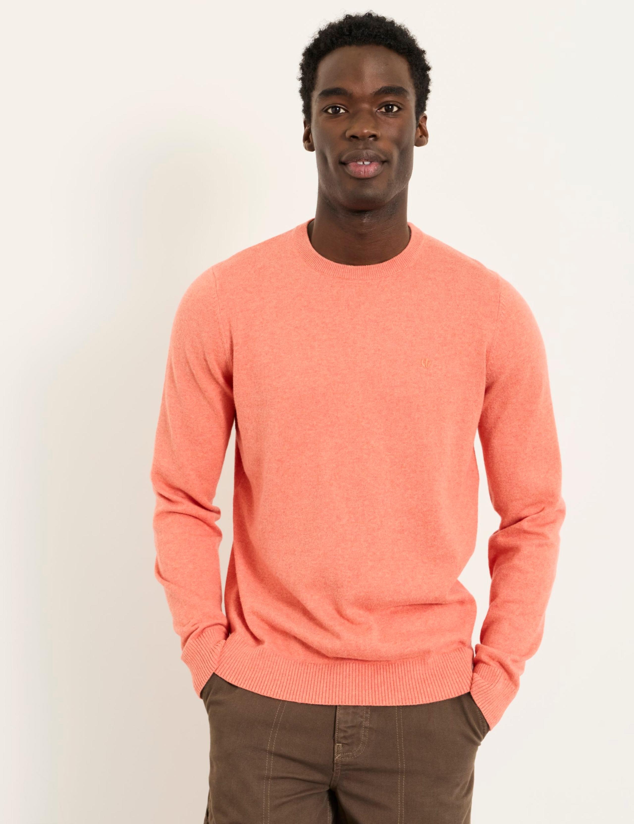 Cotton Rich Crew Neck Jumper 1 of 6