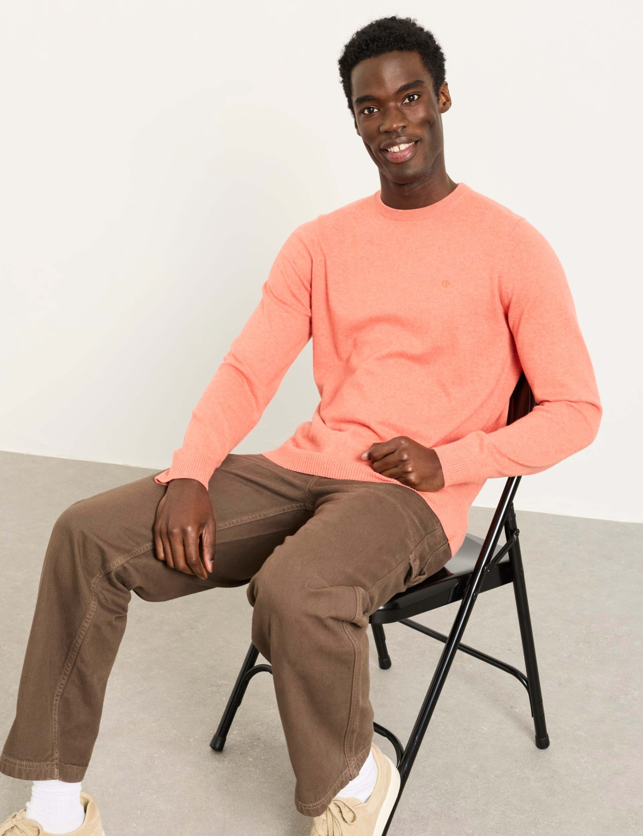 Cotton Rich Crew Neck Jumper 5 of 6