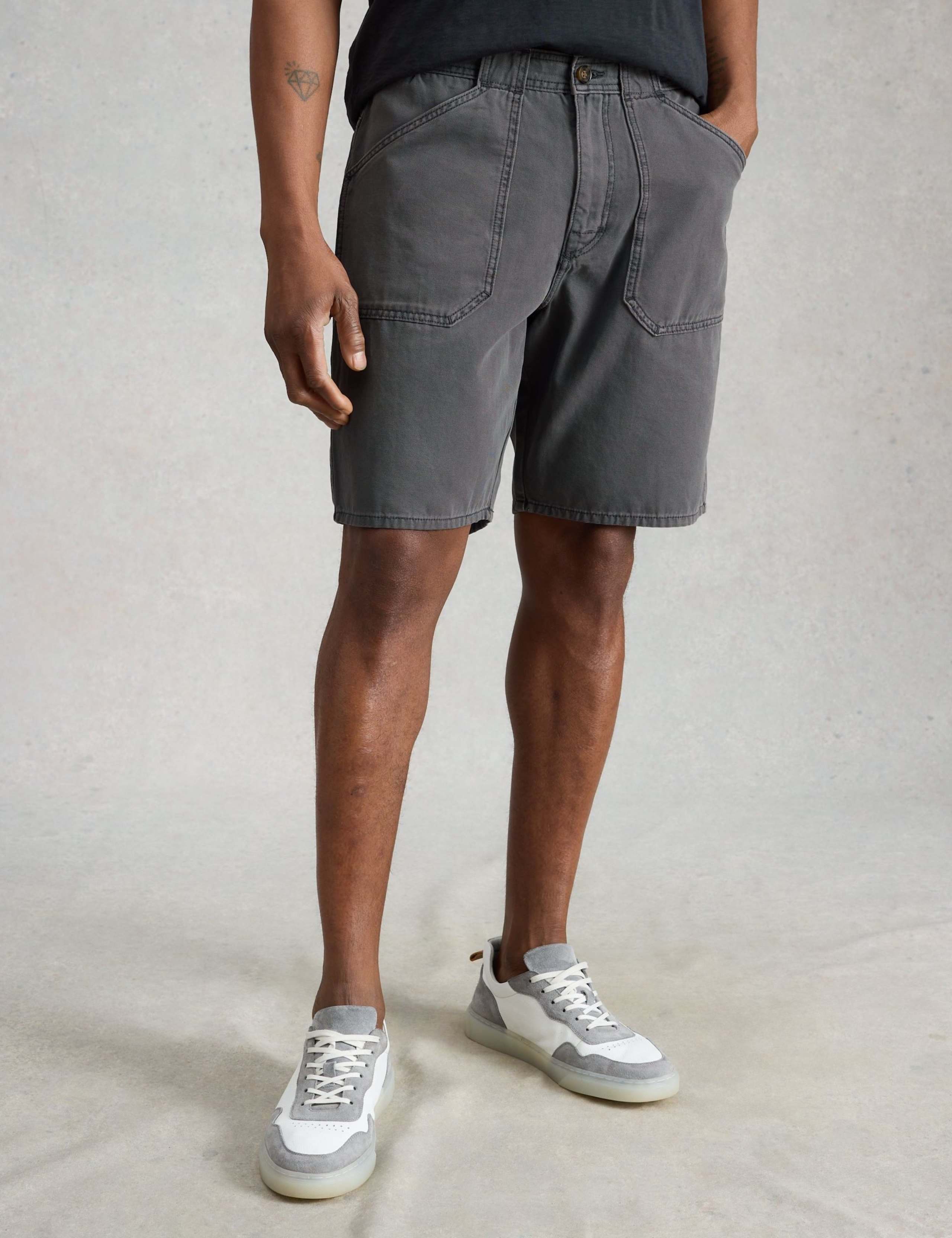 Regular Fit Denim Utility Shorts 4 of 6