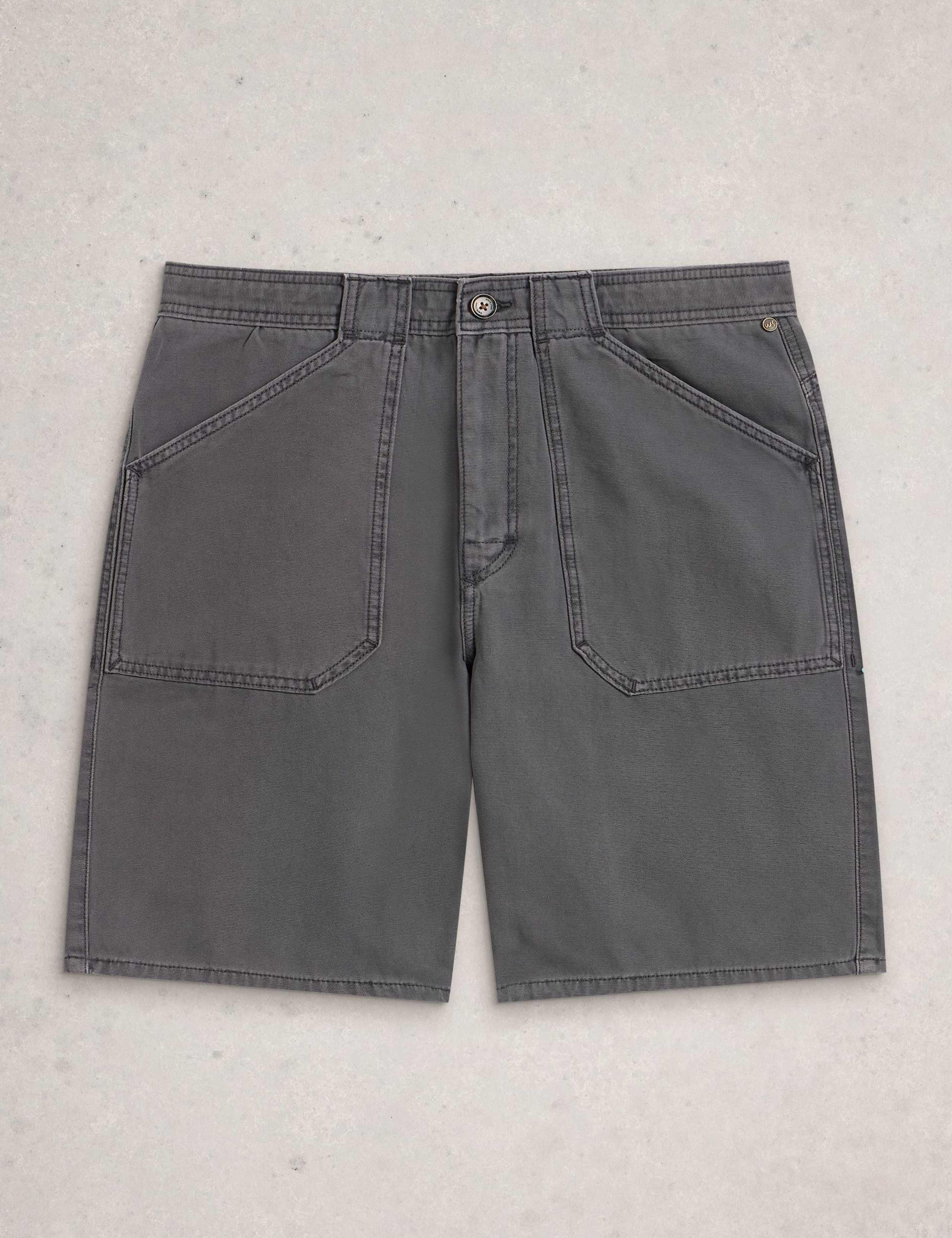 Regular Fit Denim Utility Shorts 2 of 6