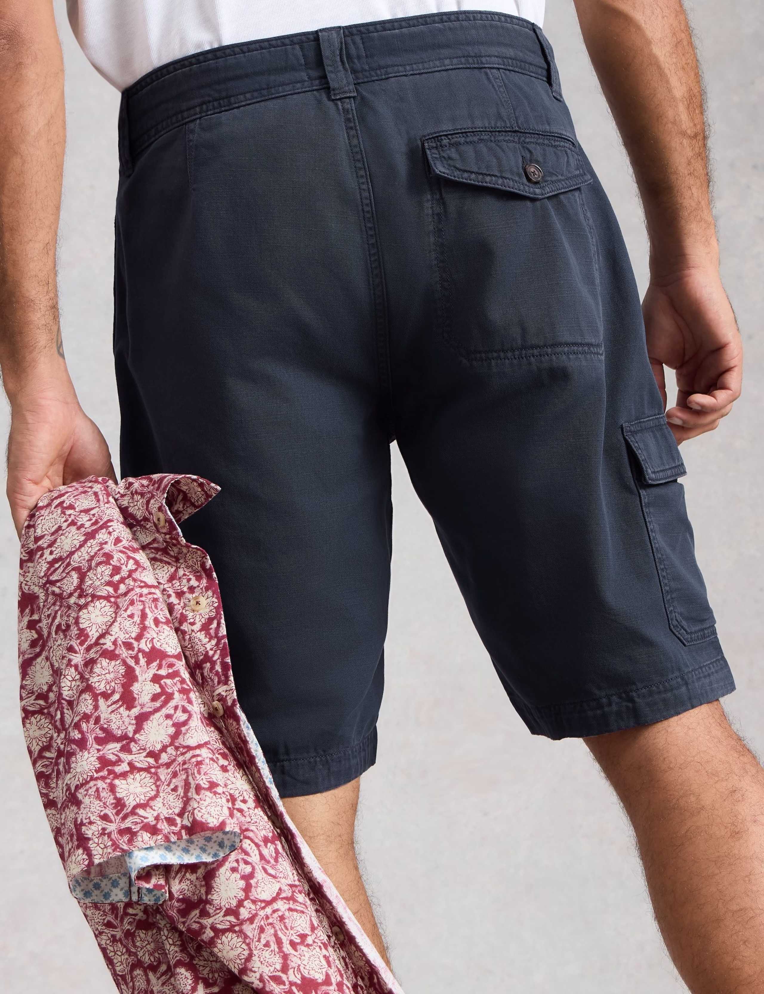 Regular Fit Pure Cotton Cargo Shorts 3 of 6
