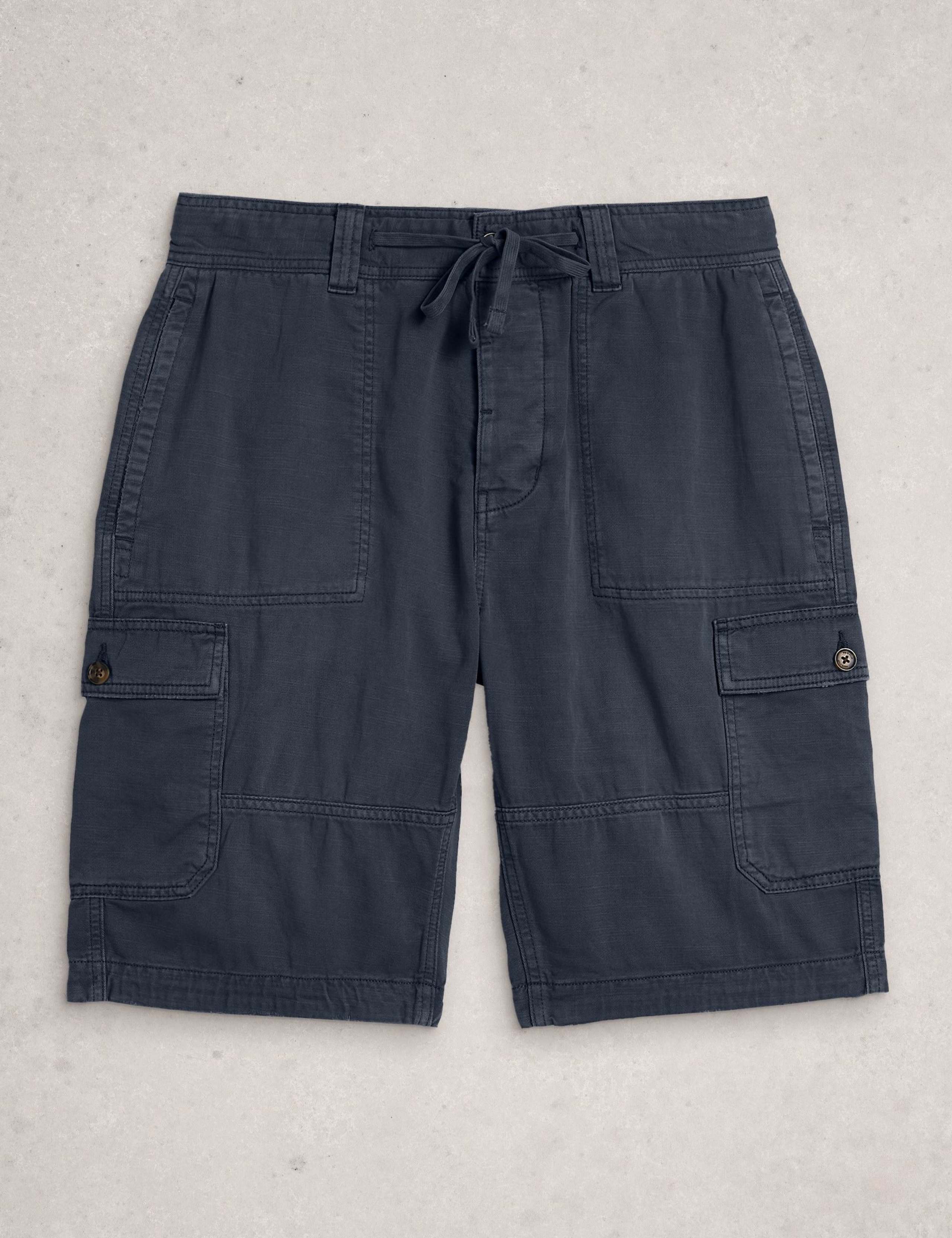 Regular Fit Pure Cotton Cargo Shorts 2 of 6