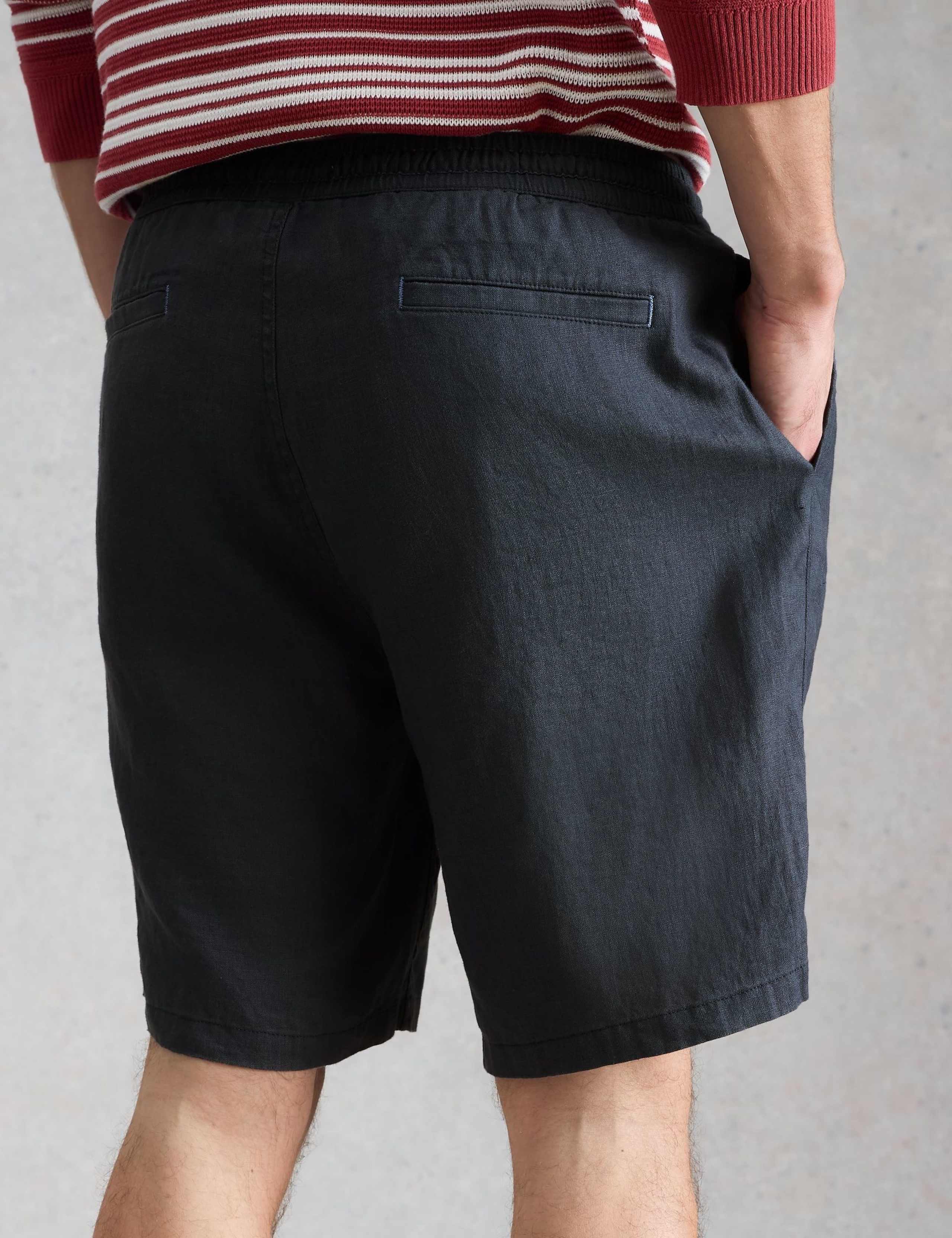Pure Linen Elasticated Shorts 3 of 6