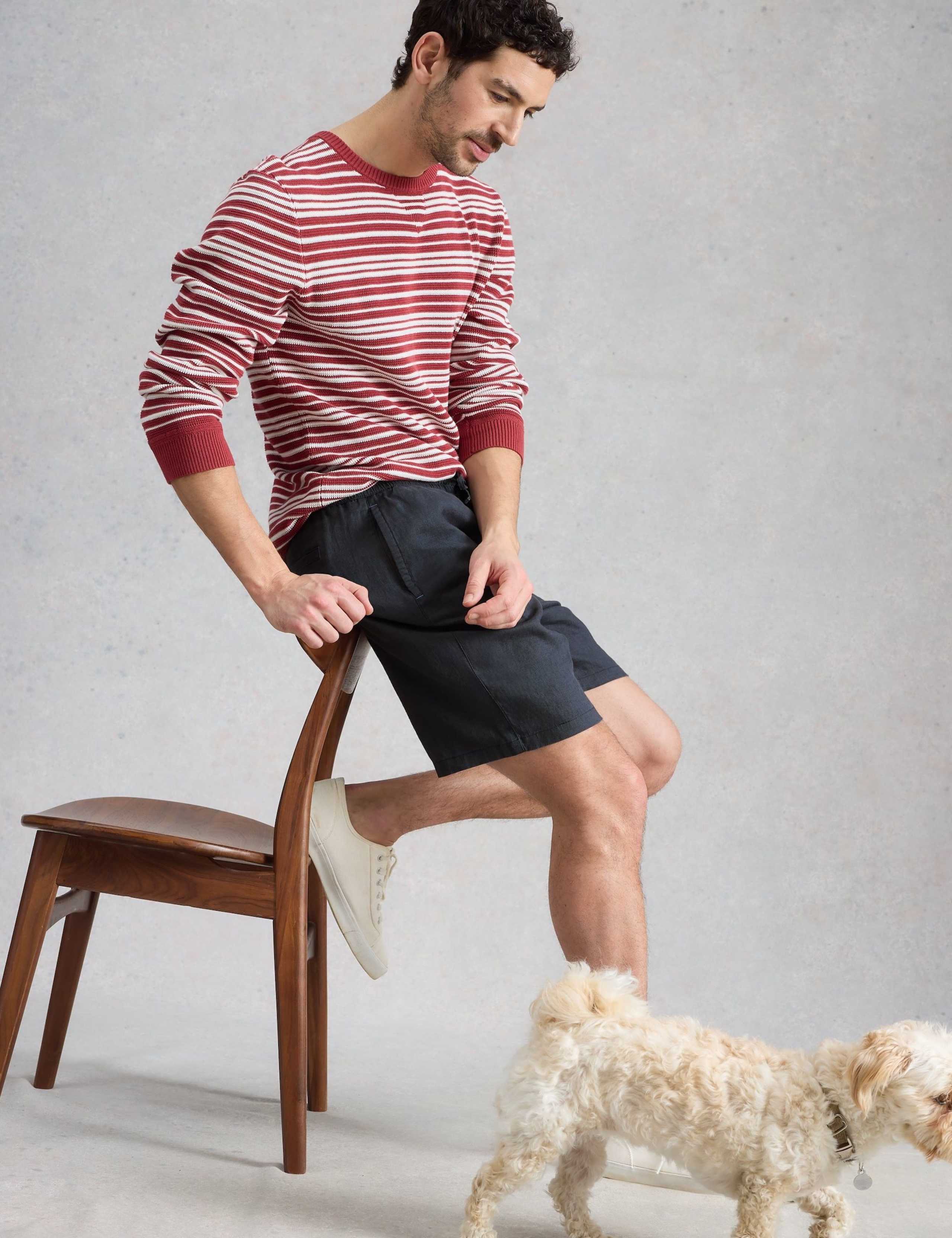 Pure Linen Elasticated Shorts 5 of 6