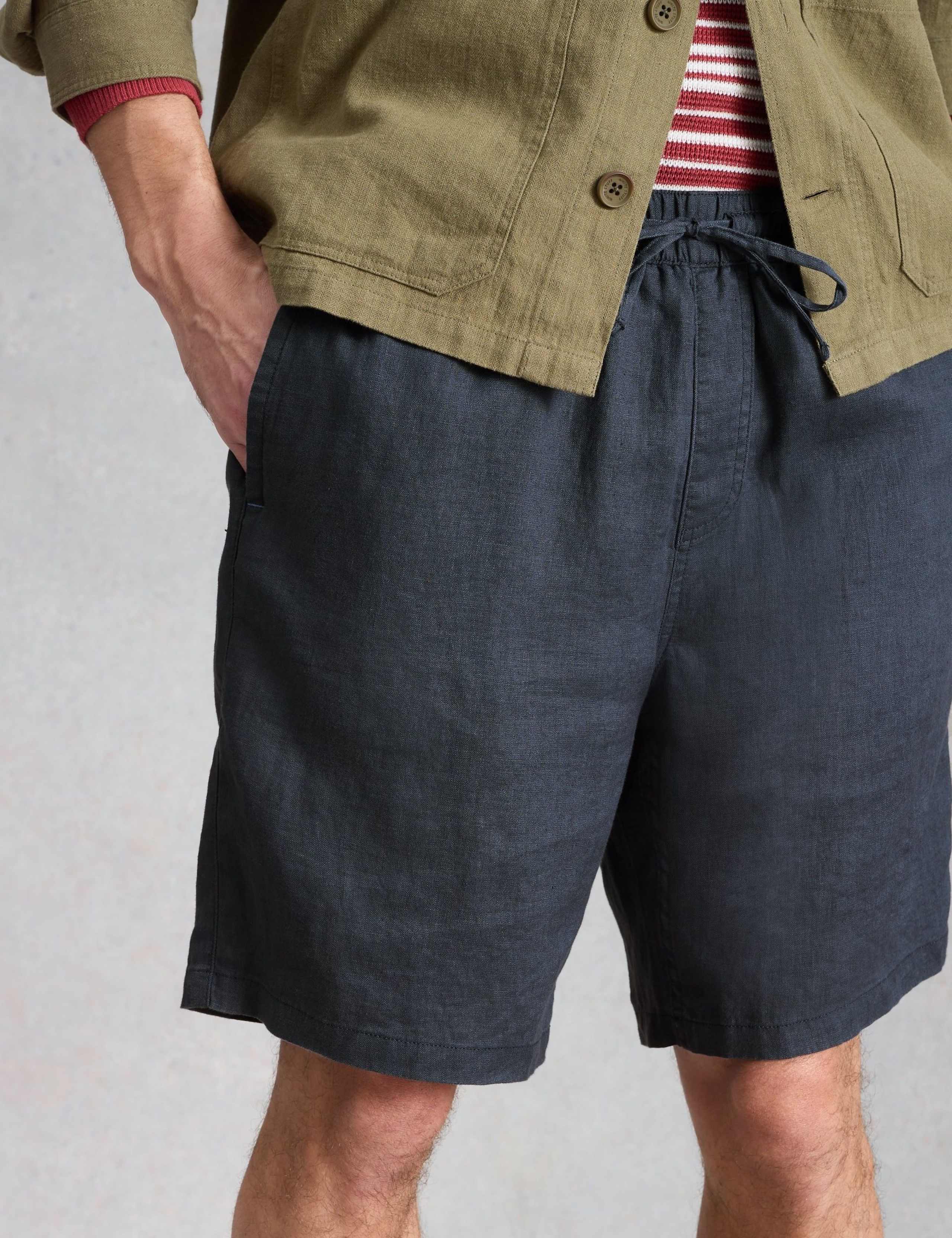 Pure Linen Elasticated Shorts 6 of 6
