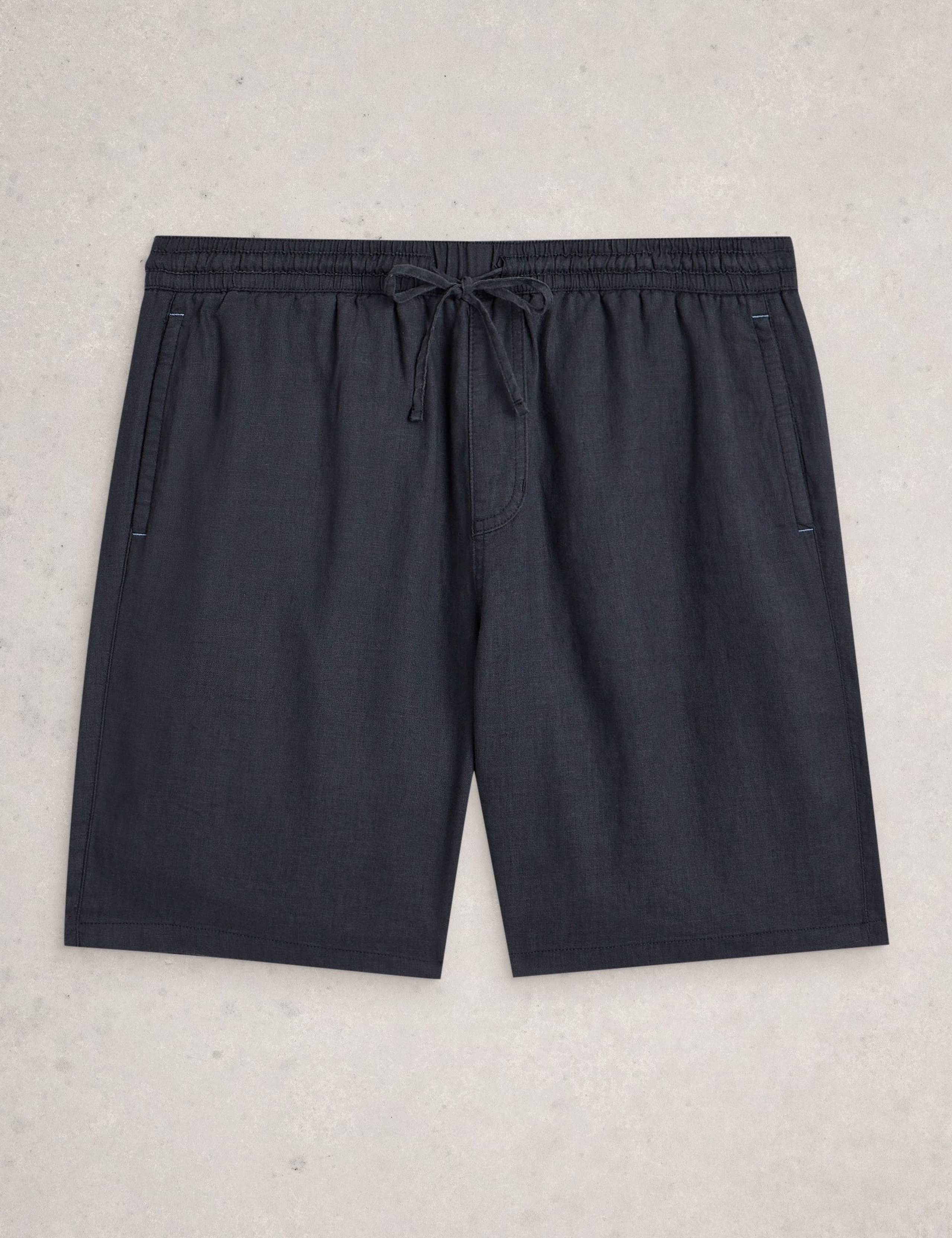 Pure Linen Elasticated Shorts 2 of 6