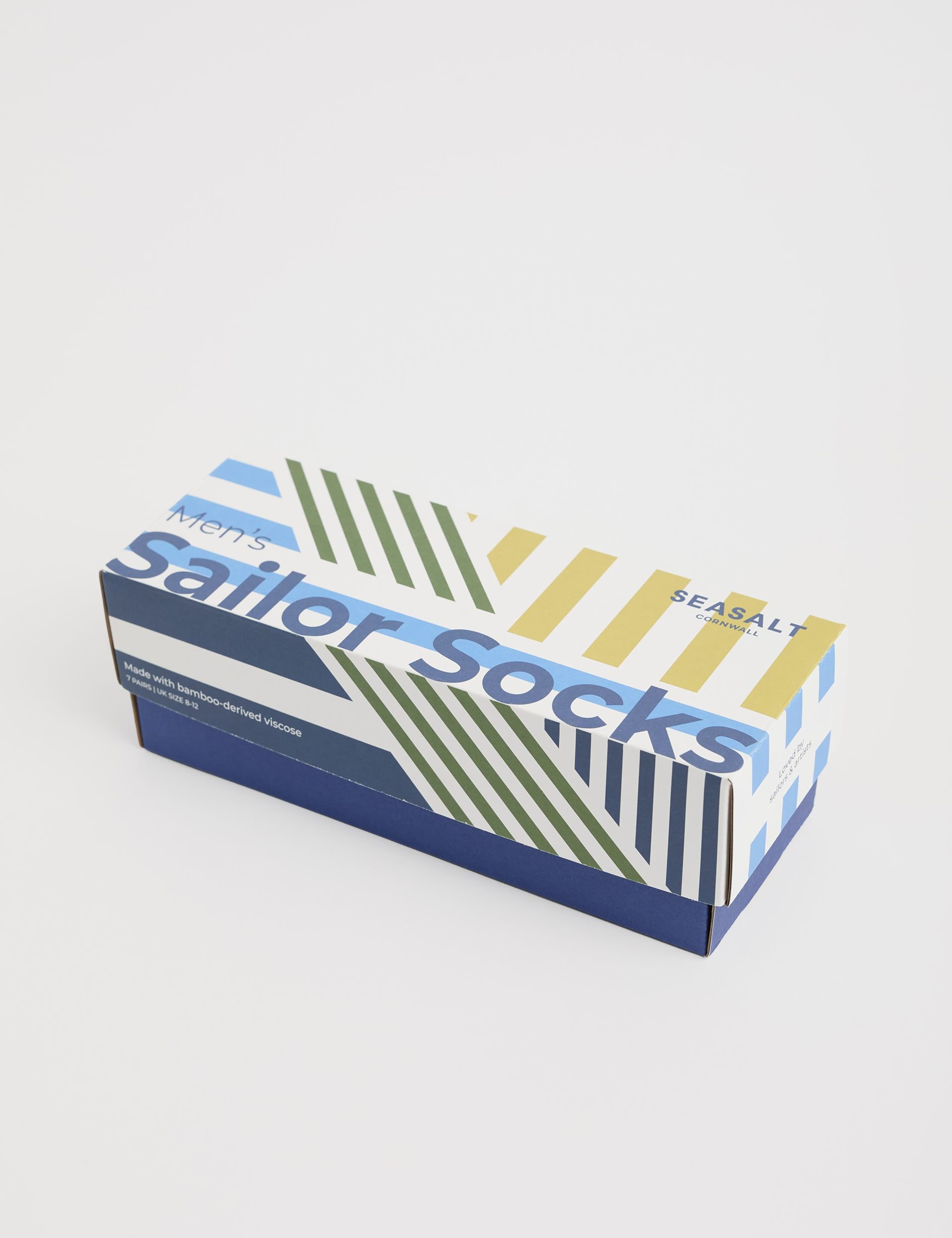 7 Pack Striped Socks 3 of 3