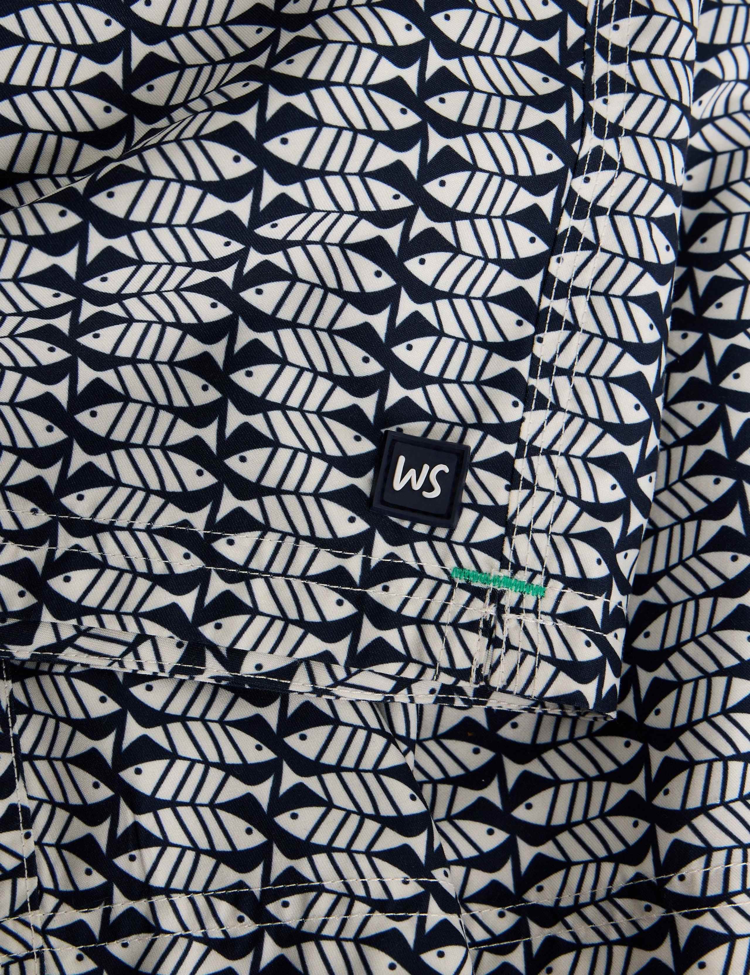 Fish Print Swim Shorts 3 of 6