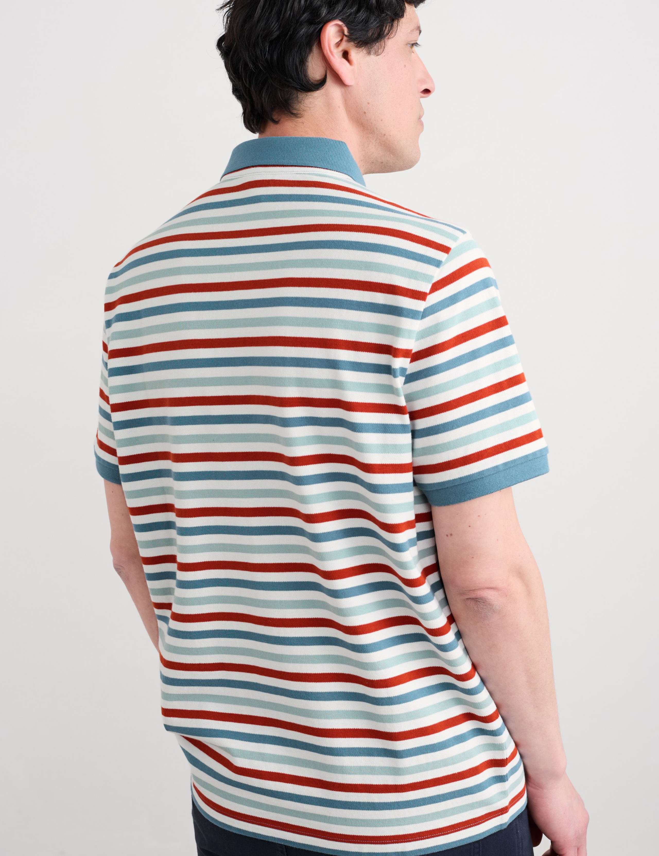 Men's Balefire Stripe Polo 3 of 5