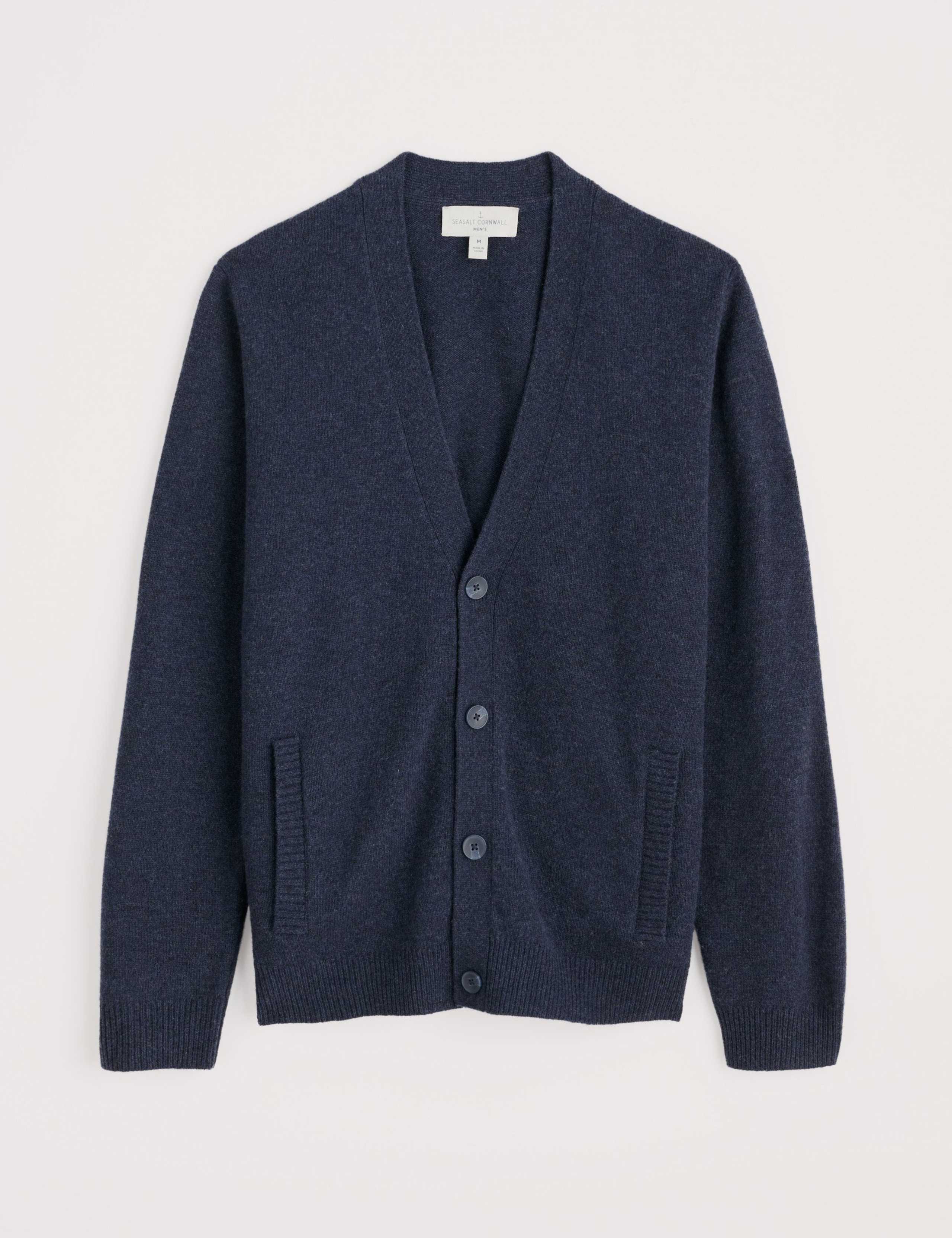 Lambswool Rich V Neck Cardigan 2 of 5