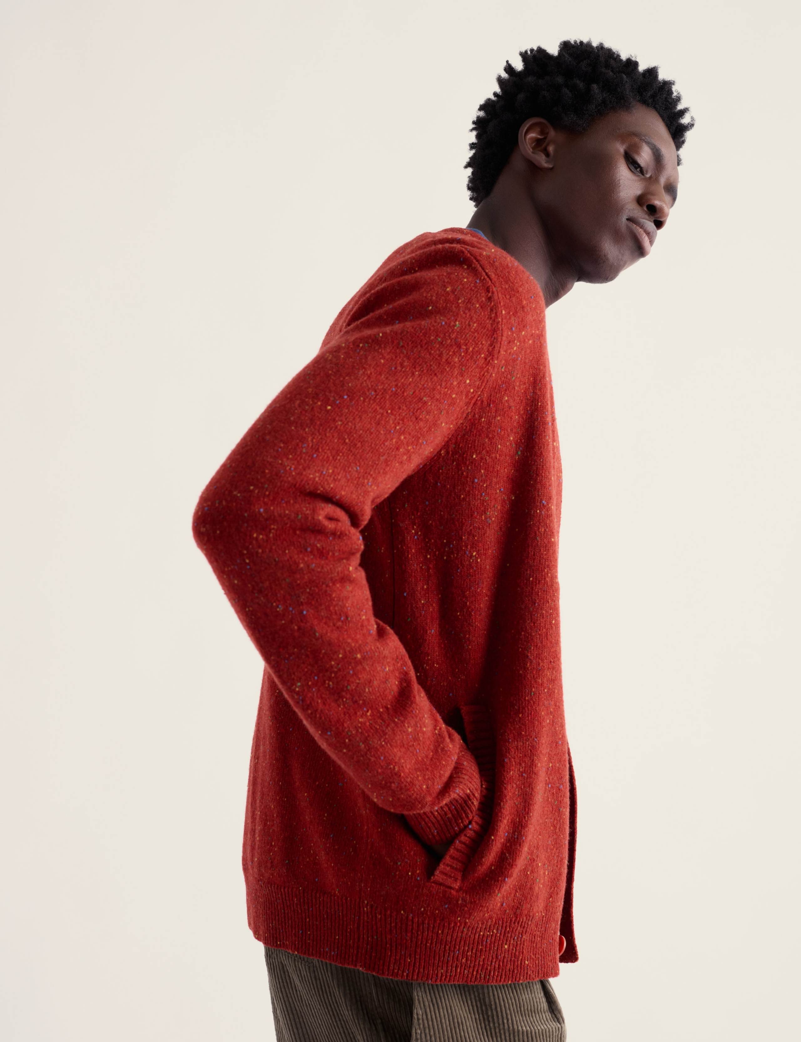 Lambswool Rich V Neck Cardigan 4 of 5