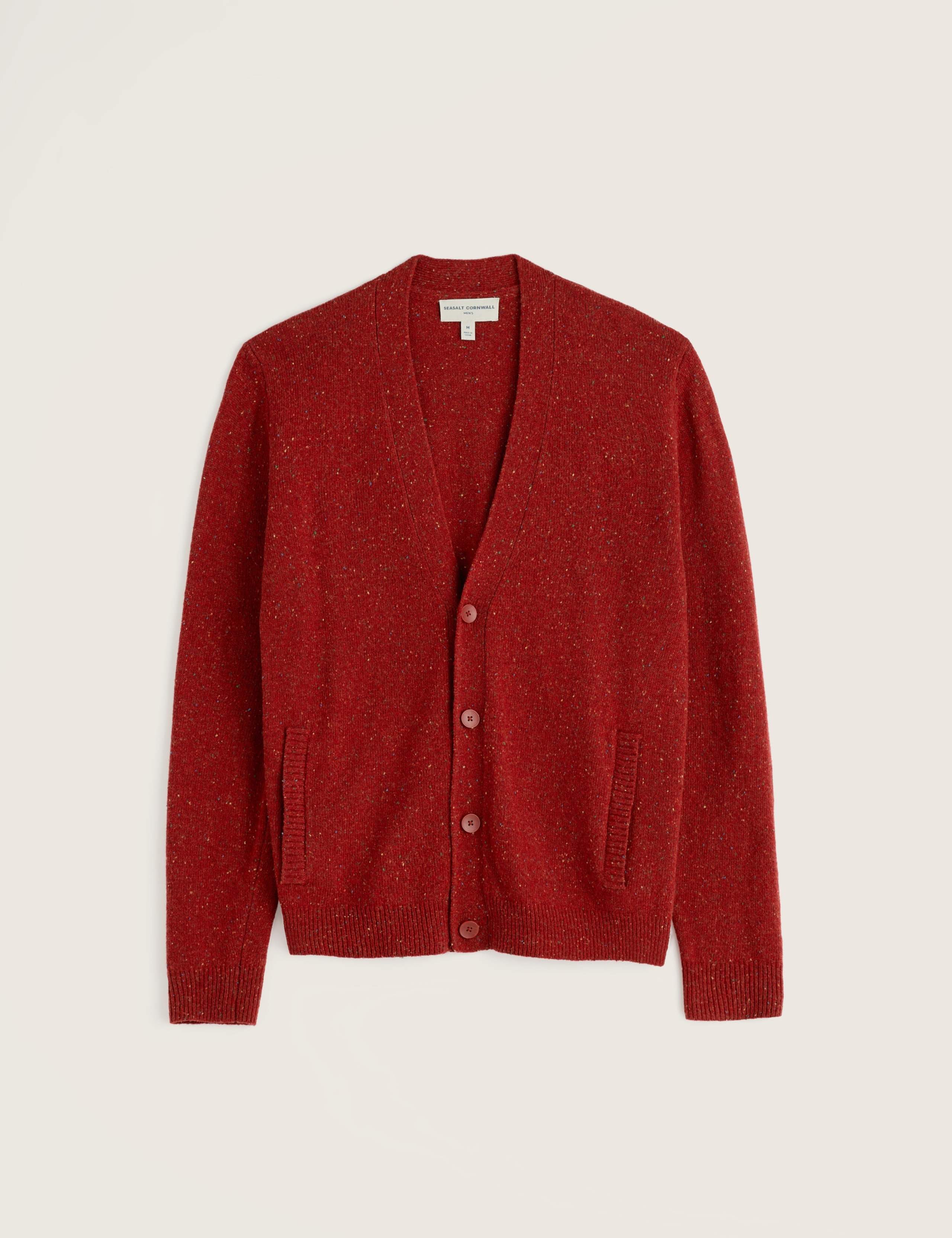Lambswool Rich V Neck Cardigan 2 of 5