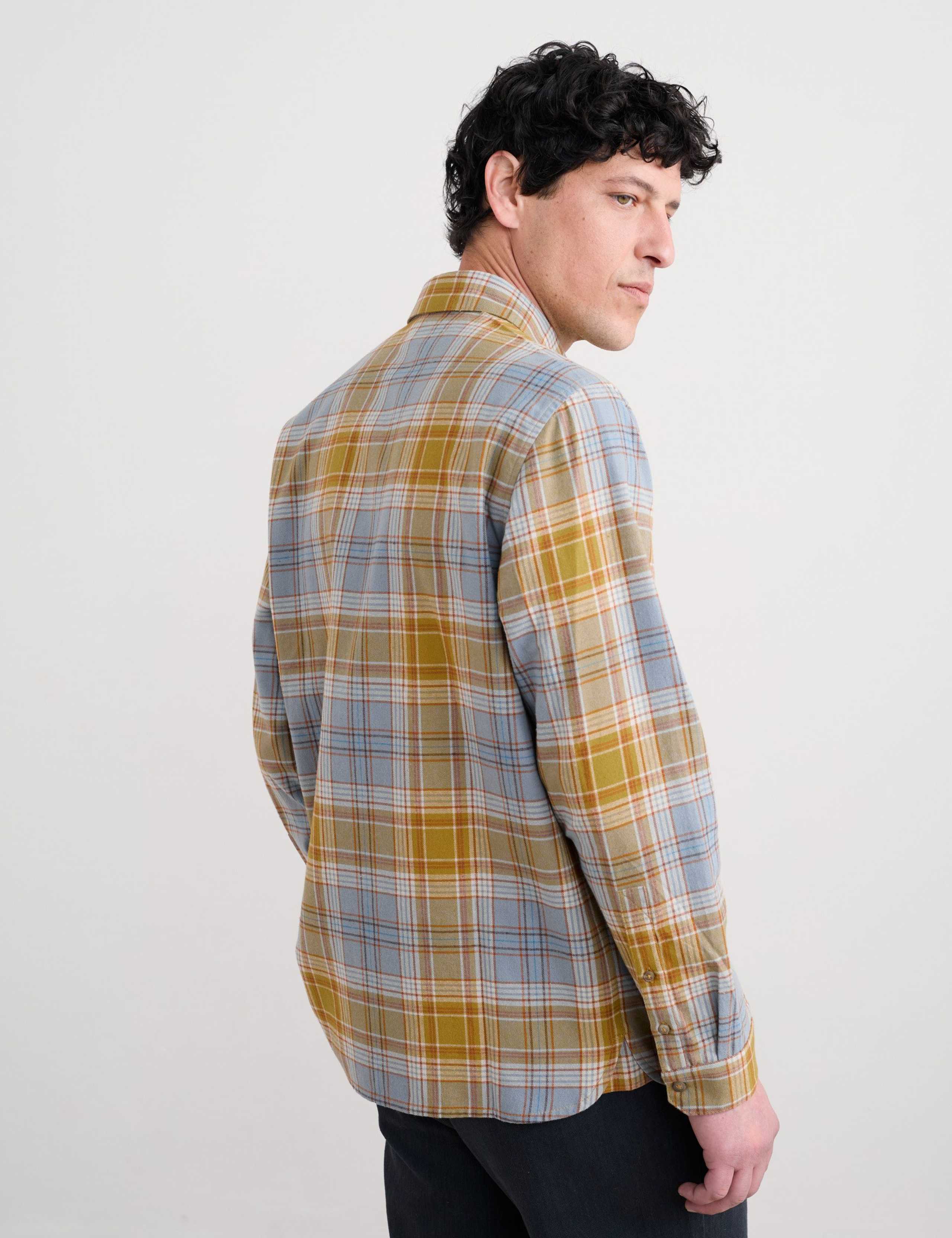 Relaxed Fit Pure Cotton Checked Shirt 3 of 5