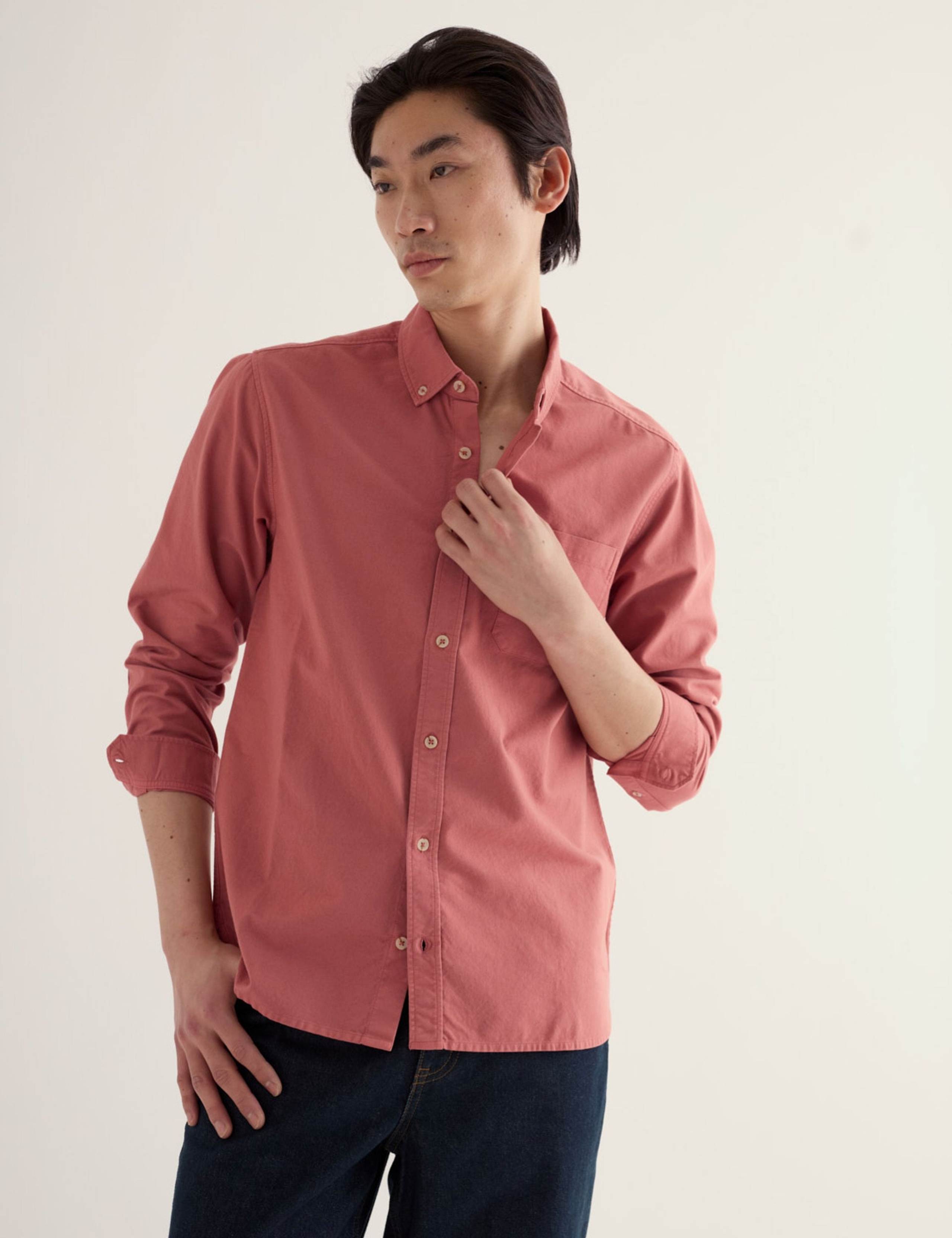 Relaxed Fit Garment Dye Oxford Shirt 3 of 5
