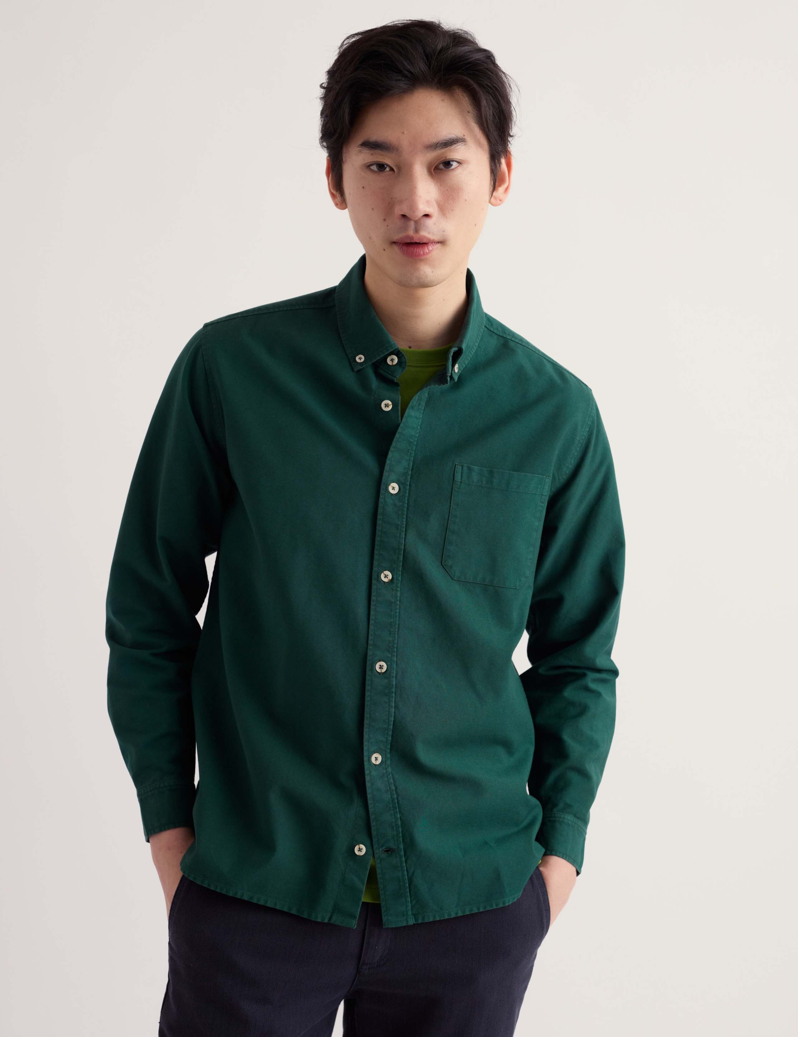 Relaxed Fit Garment Dye Oxford Shirt 1 of 5