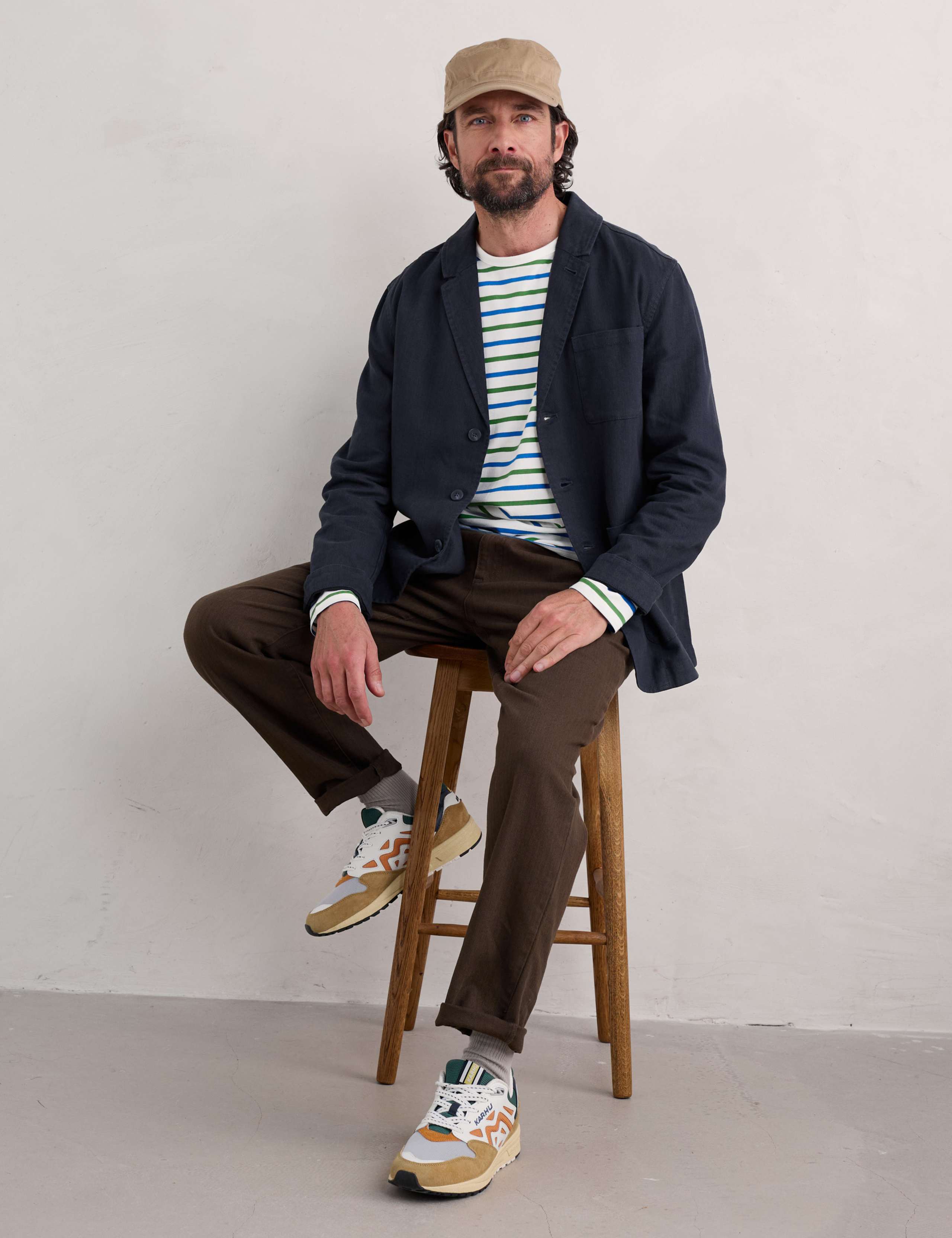 Pure Cotton Striped Long Sleeve T-Shirt 3 of 5