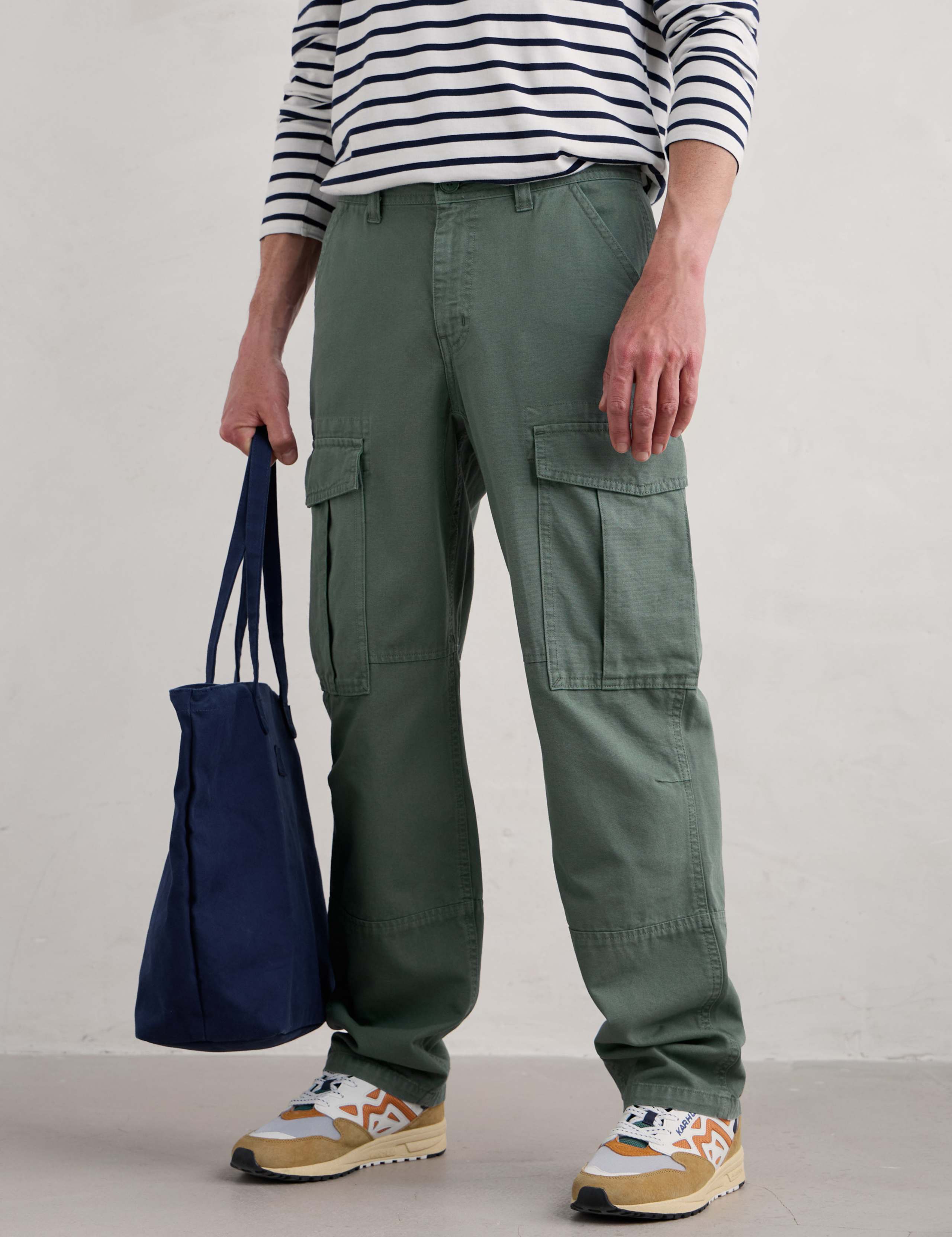 Pure Cotton Cargo Trousers 3 of 5