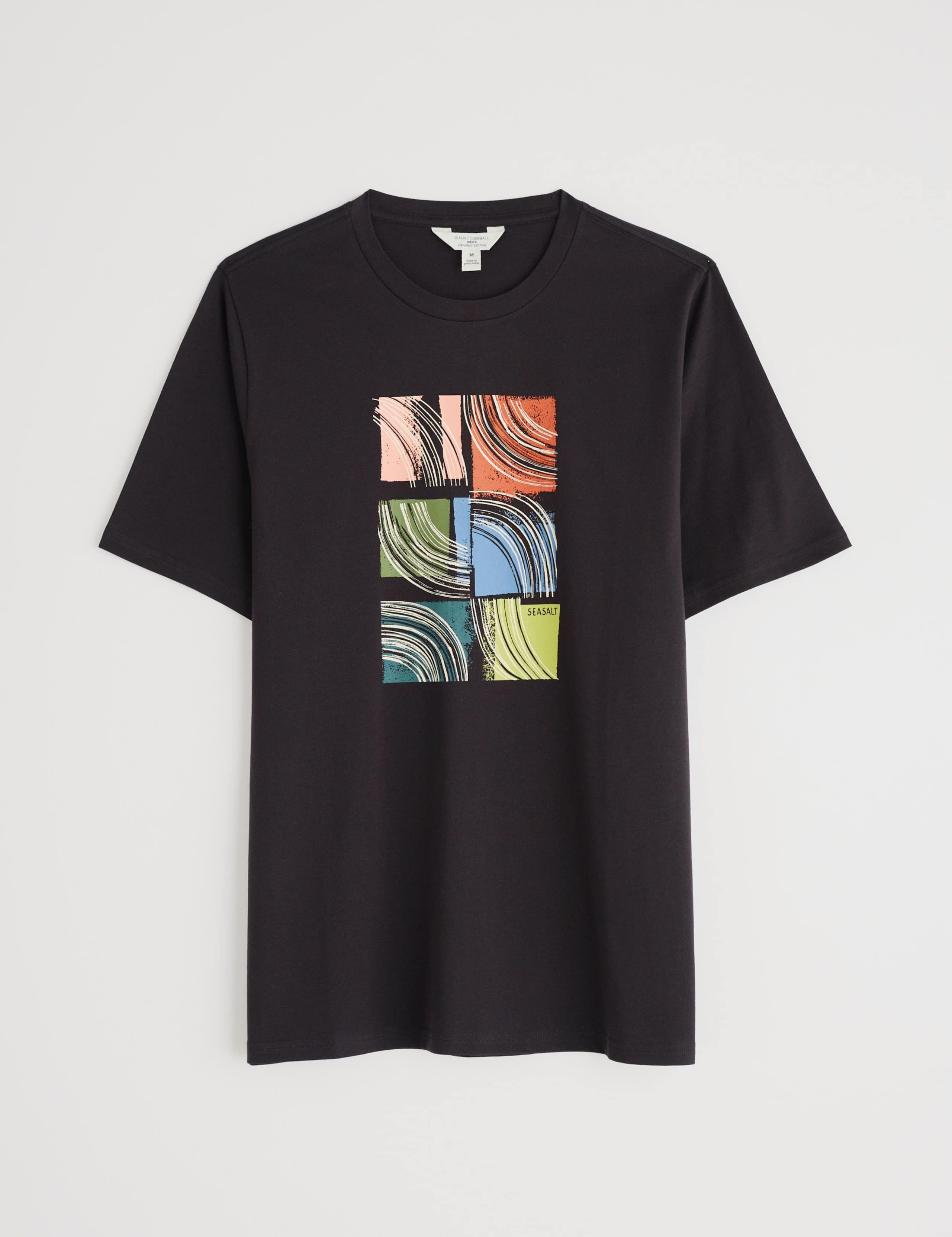 Pure Cotton Graphic Crew Neck T-Shirt 2 of 5