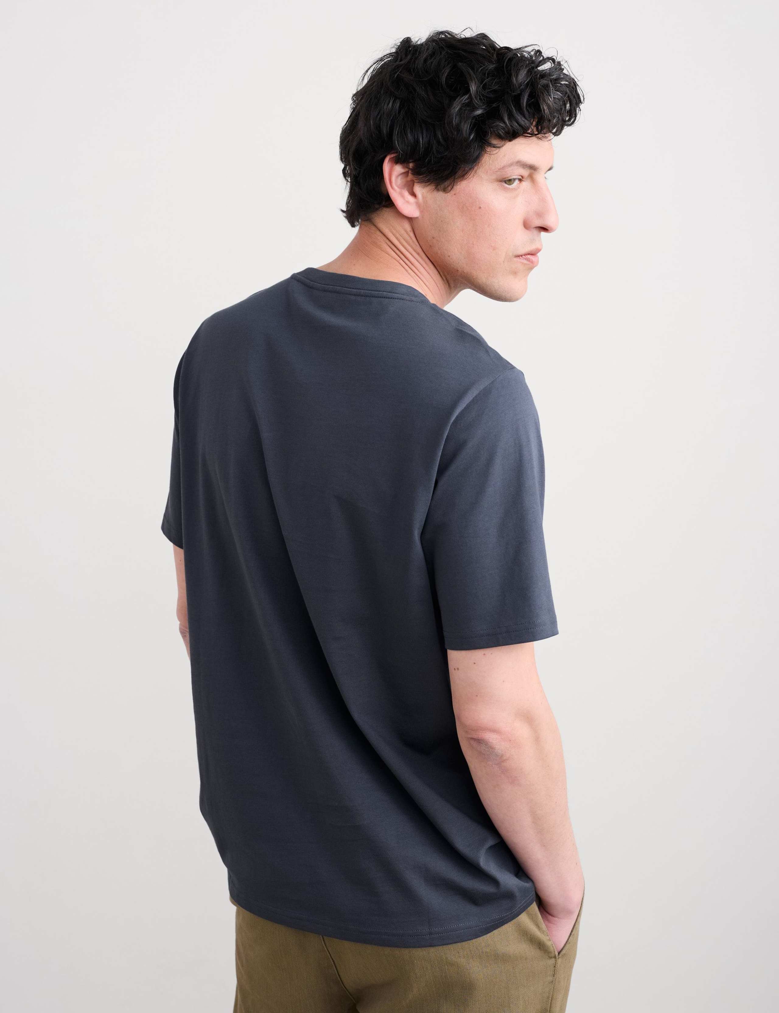 Pure Cotton Crew Neck Beach Graphic T-Shirt 3 of 5