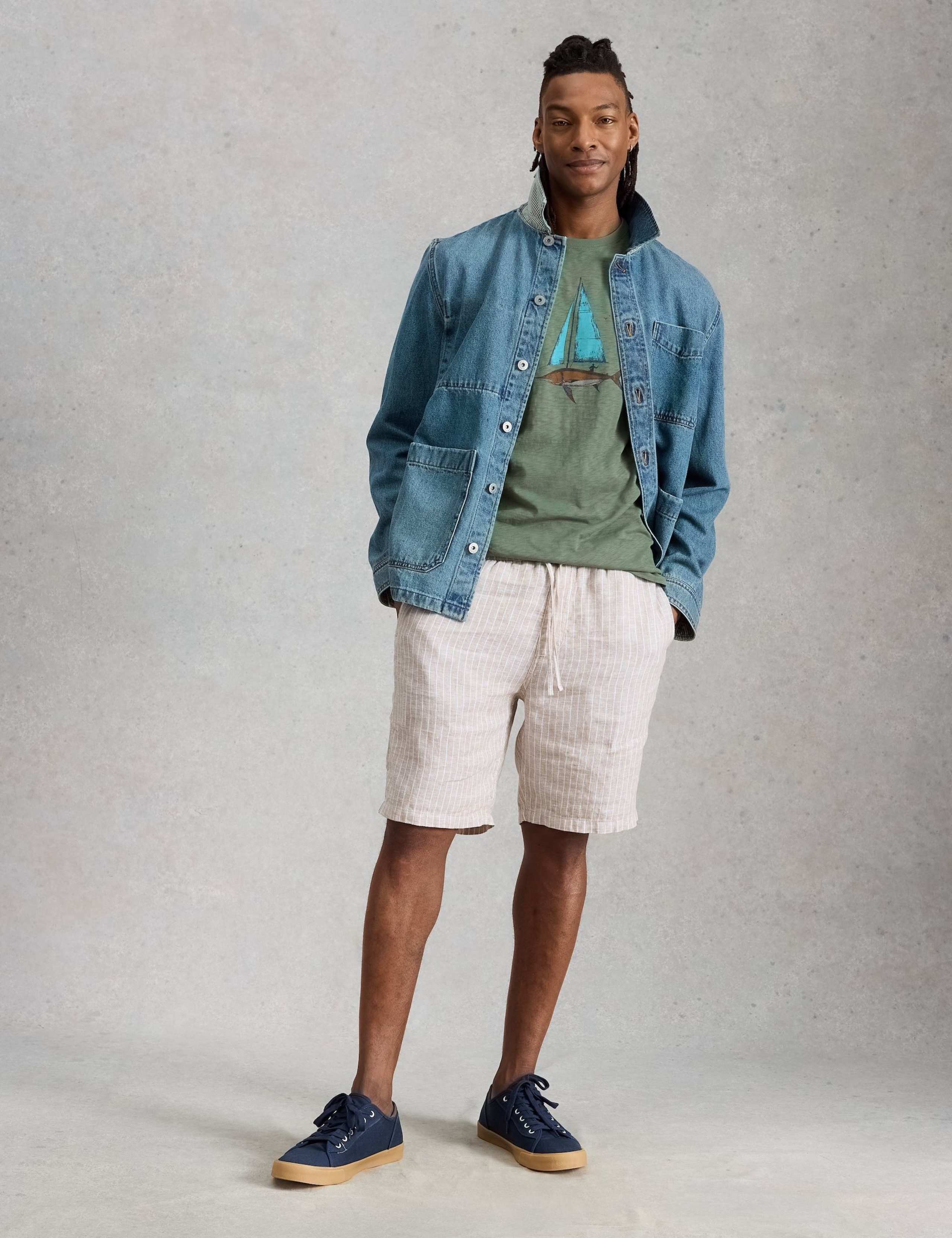 Pure Cotton Fish Sail Graphic T-Shirt 6 of 6