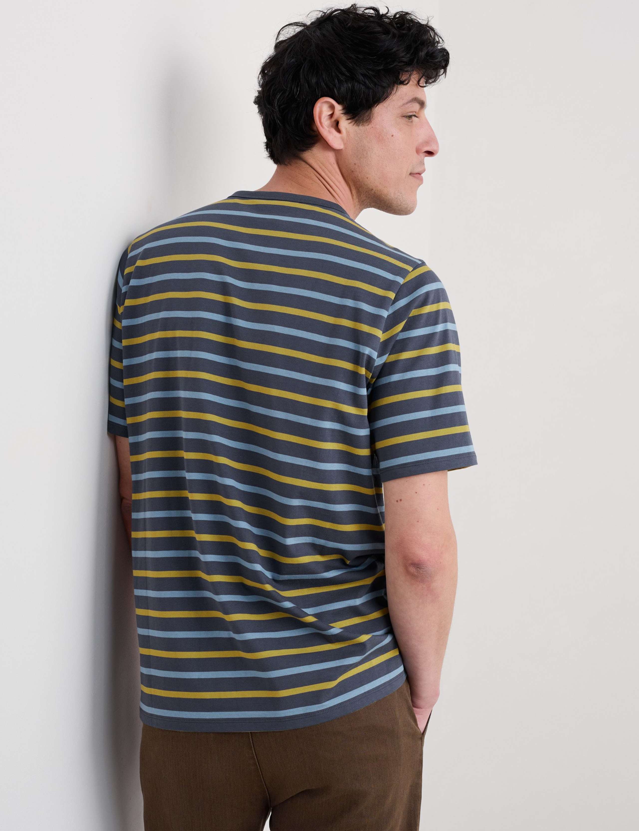 Pure Cotton Striped T-Shirt 3 of 5