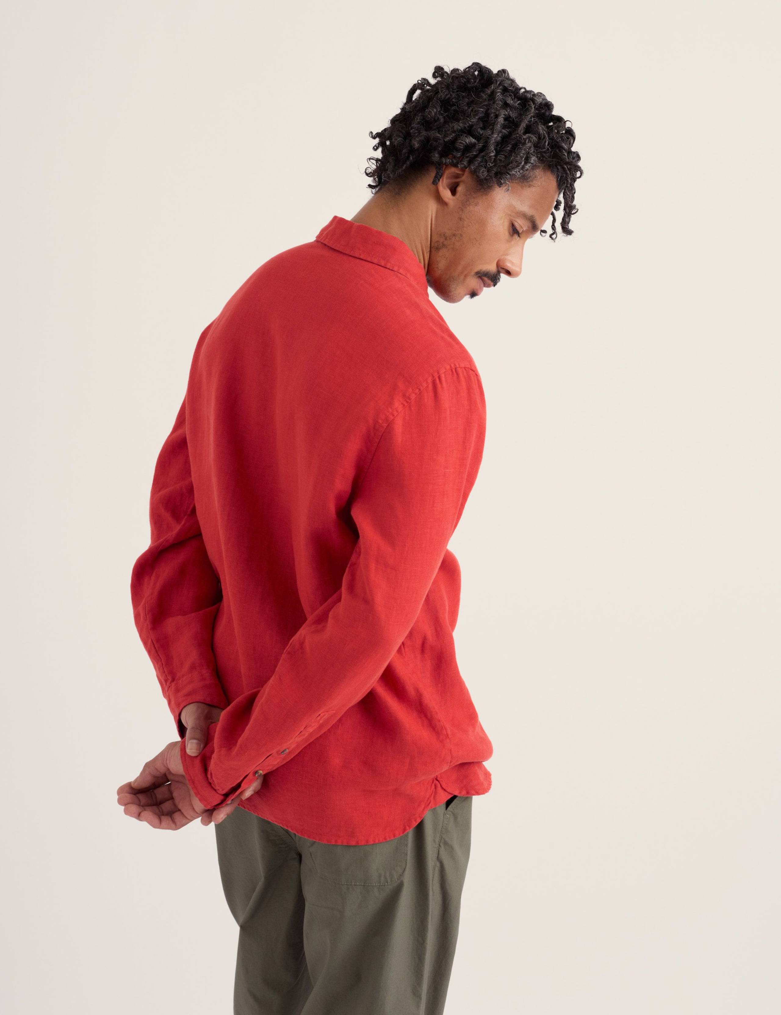 Pure Linen Textured Shirt 5 of 5