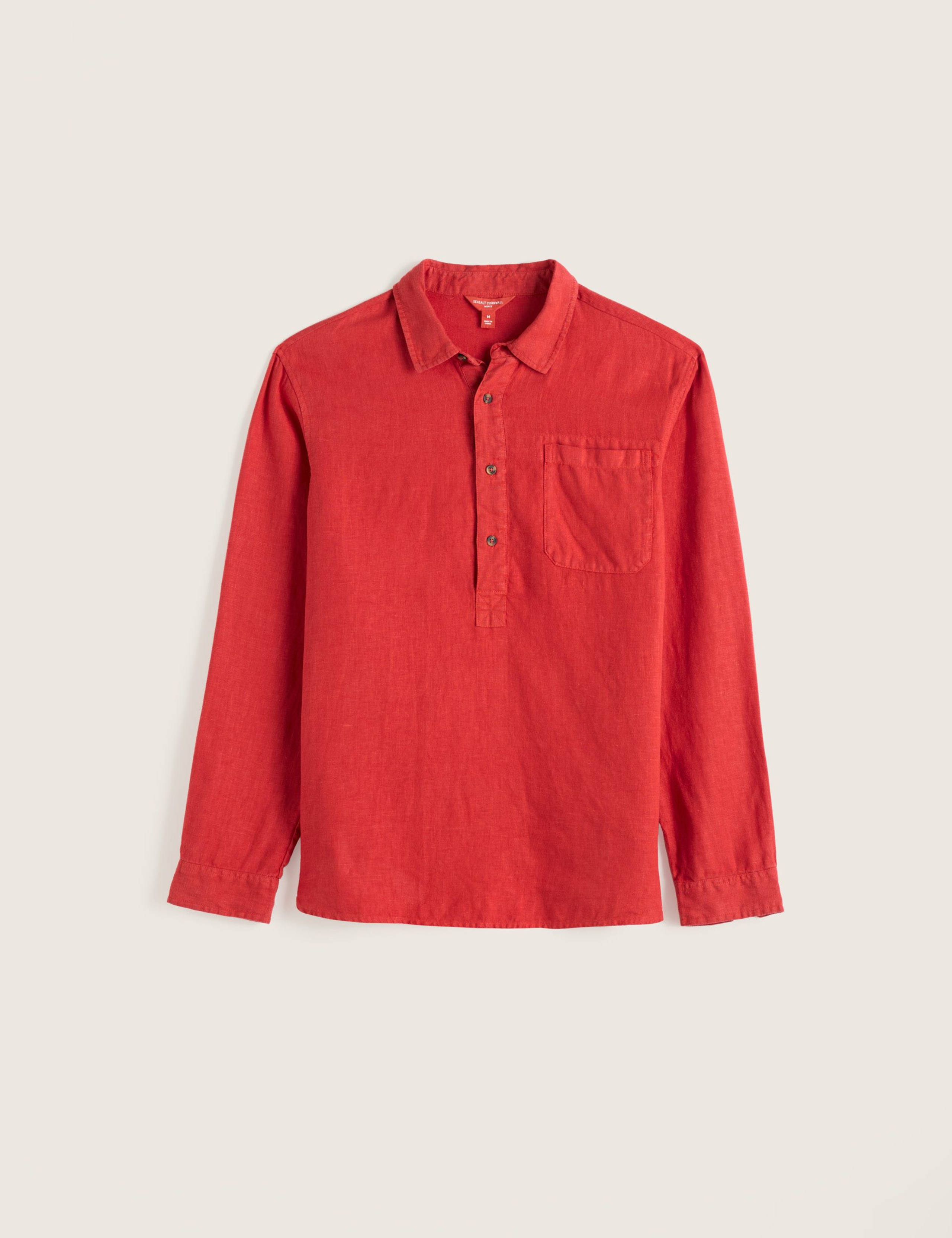 Pure Linen Textured Shirt 2 of 5