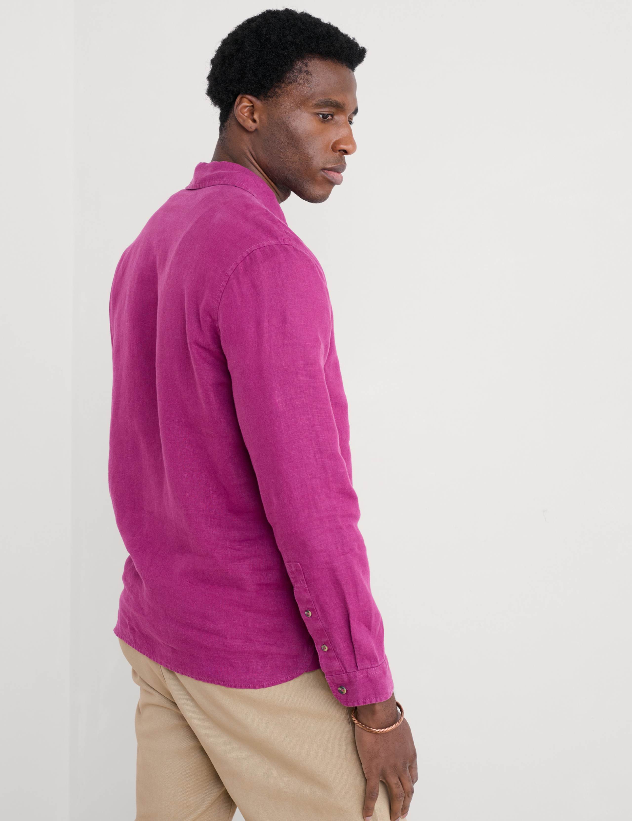 Pure Linen Textured Shirt 4 of 4