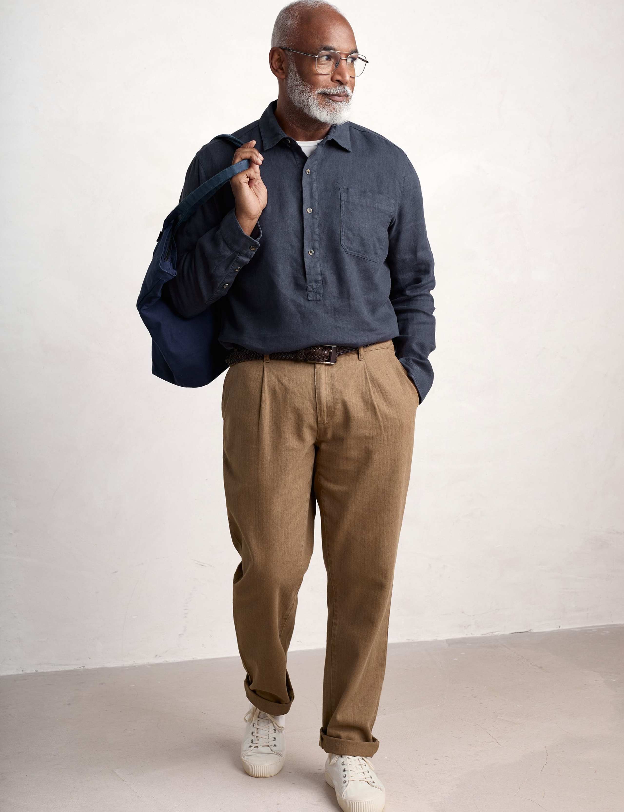 Pure Linen Textured Shirt 1 of 5