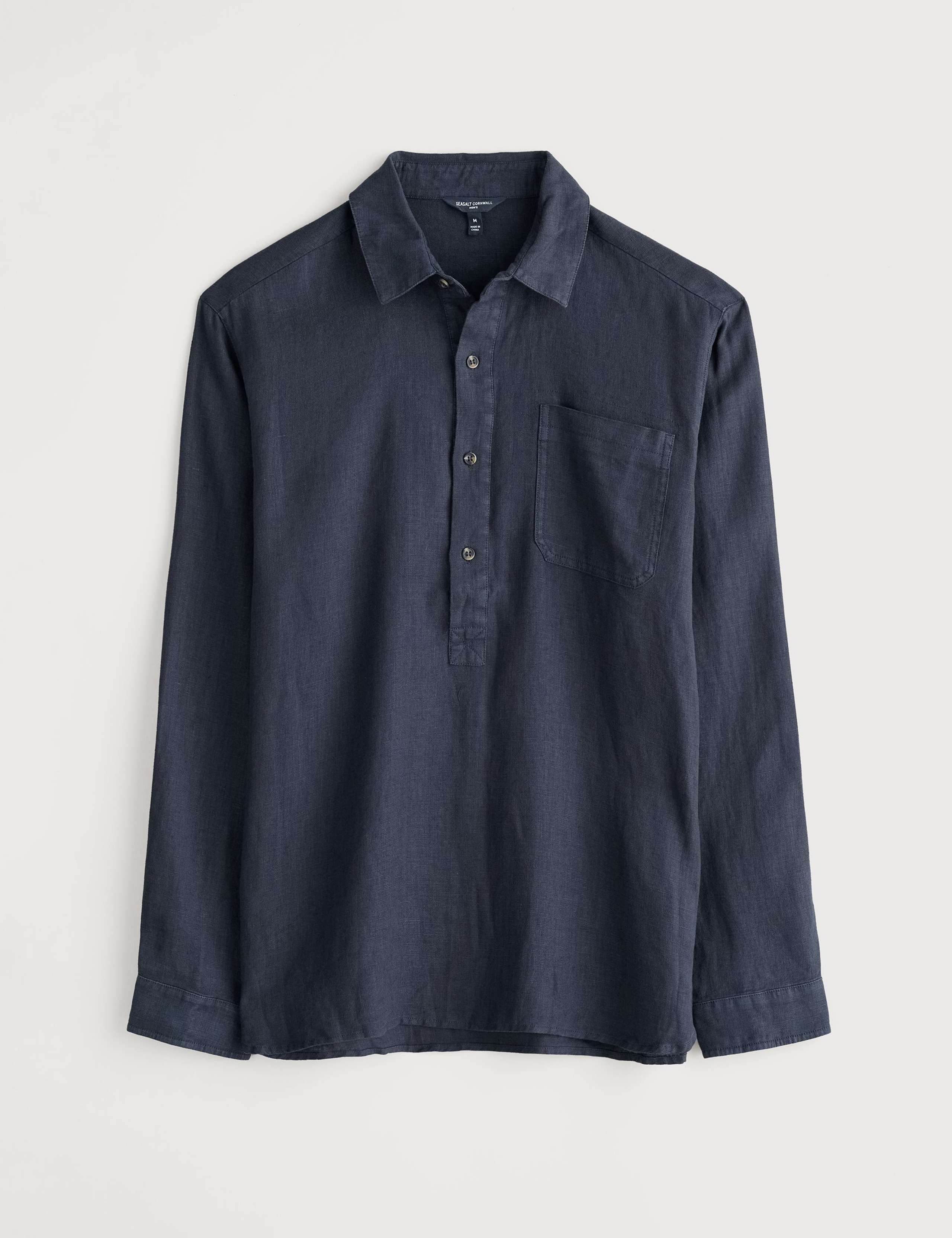 Pure Linen Textured Shirt 2 of 5