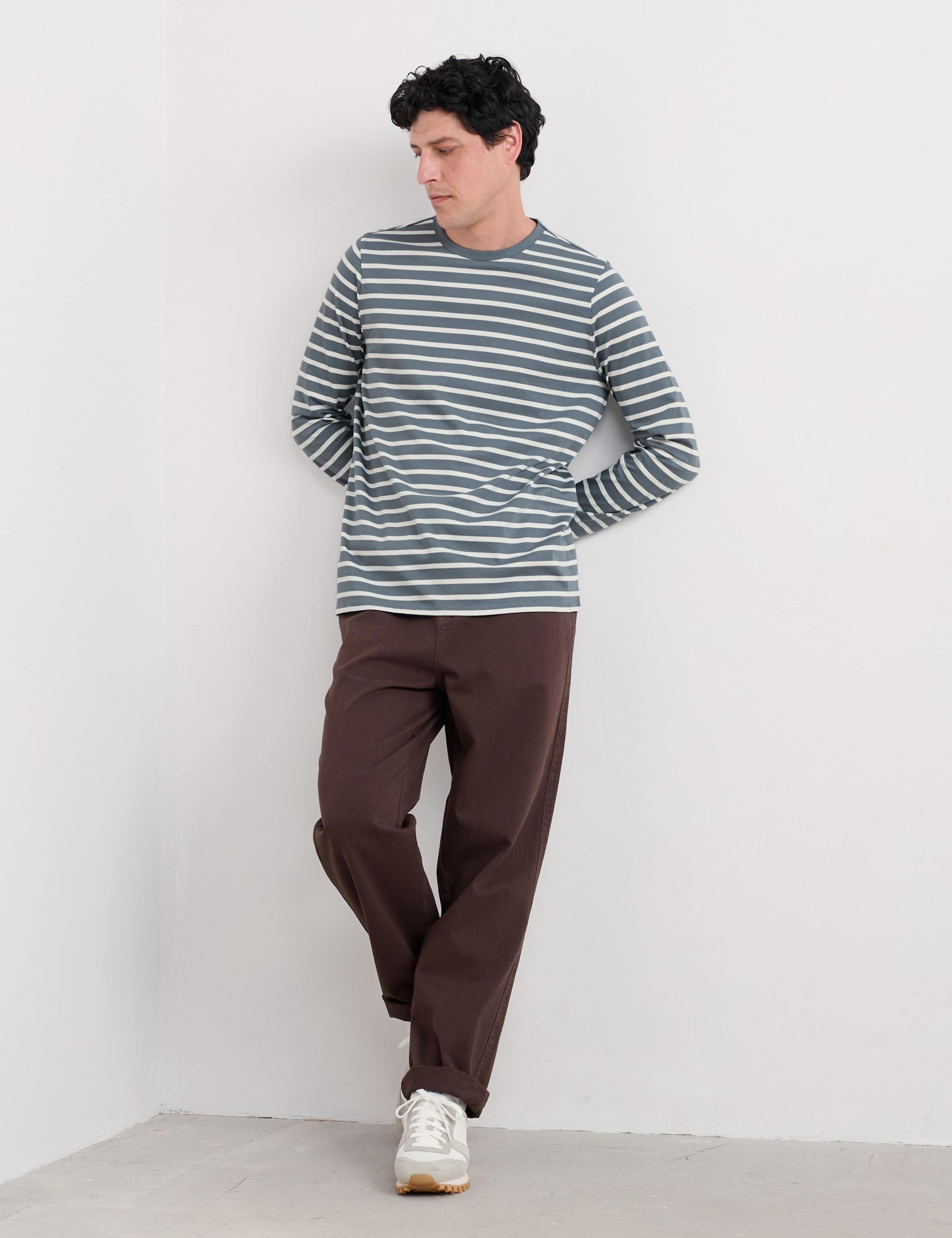 Pure Cotton Striped Top 1 of 5