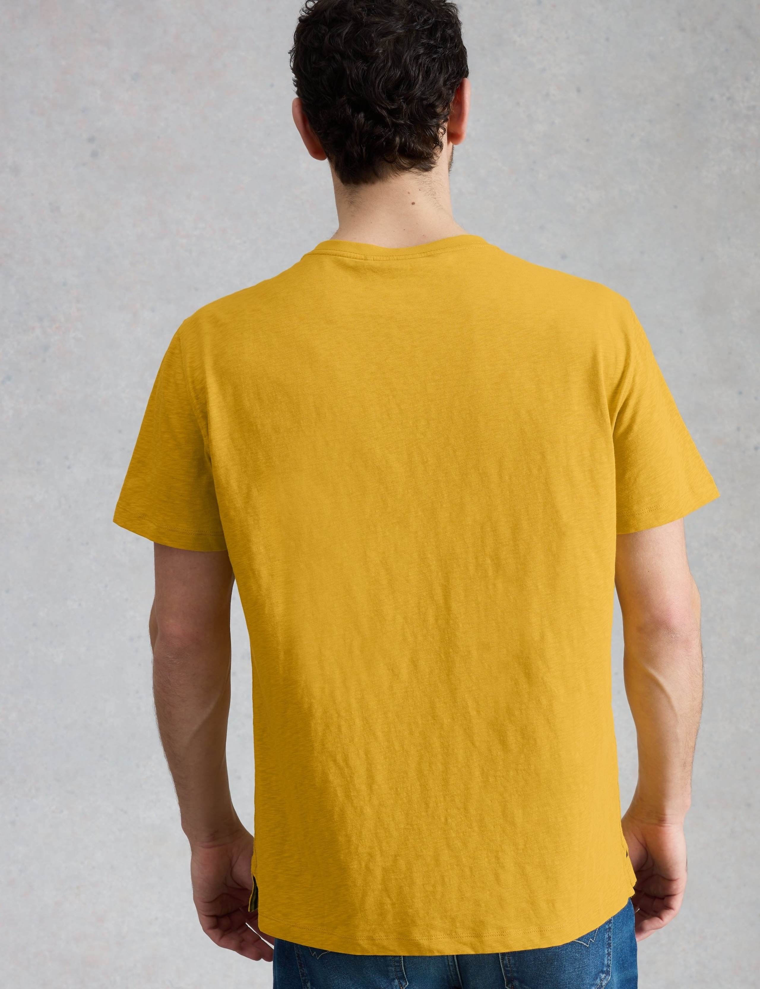 Pure Cotton Fish Graphic Crew Neck T-Shirt 5 of 6