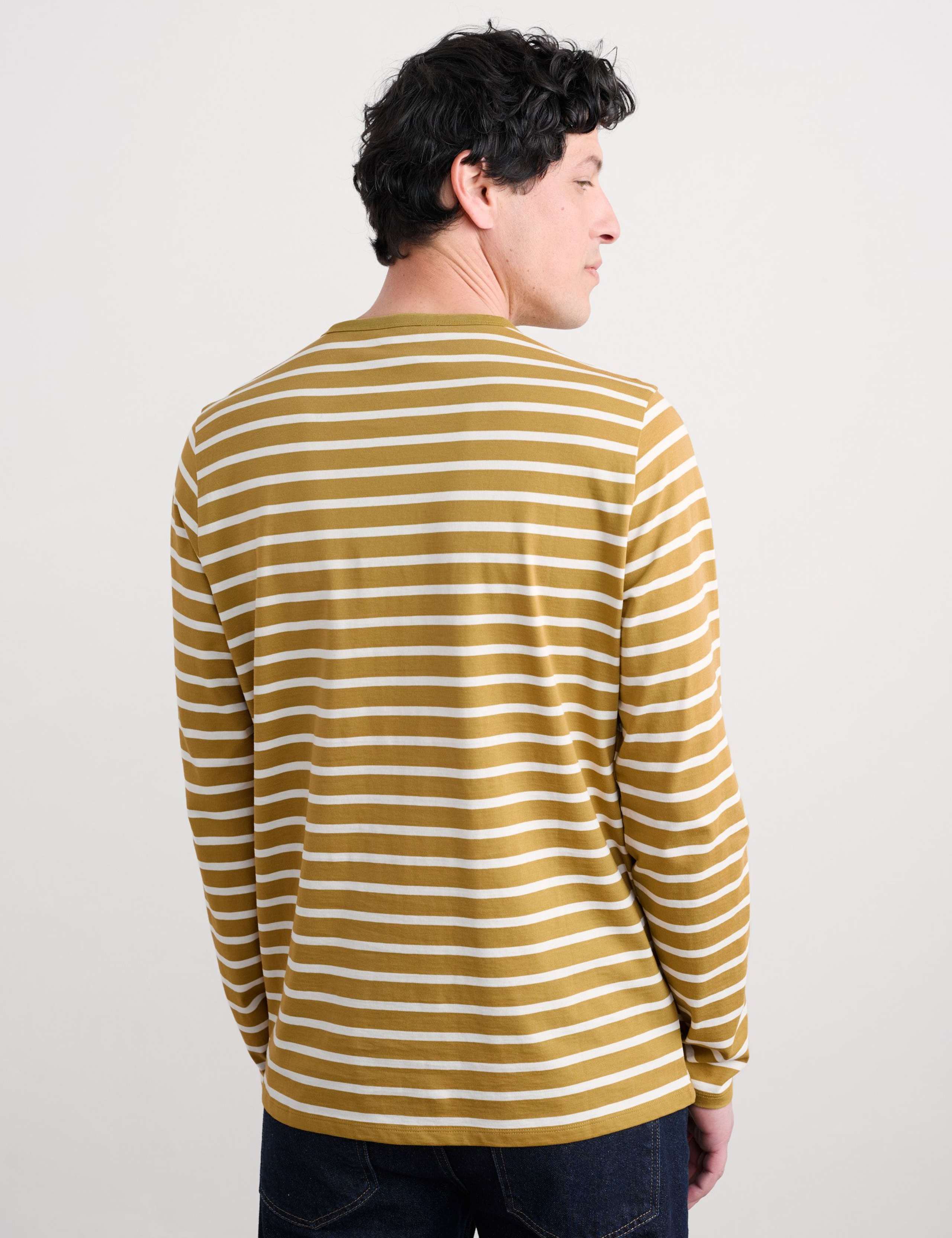 Pure Cotton Striped Long Sleeve Top 3 of 5