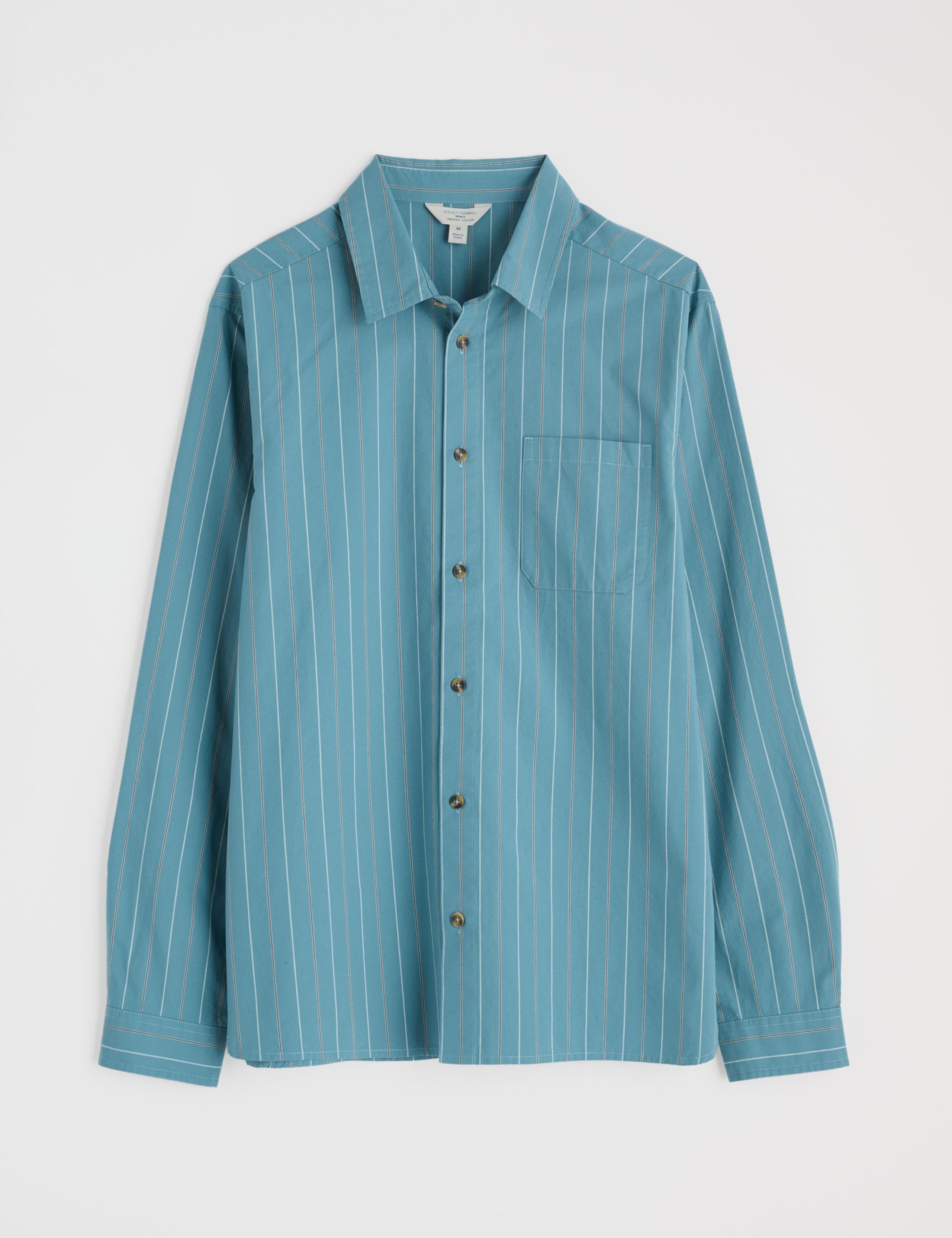 Relaxed Fit Pure Cotton Striped Shirt 2 of 5