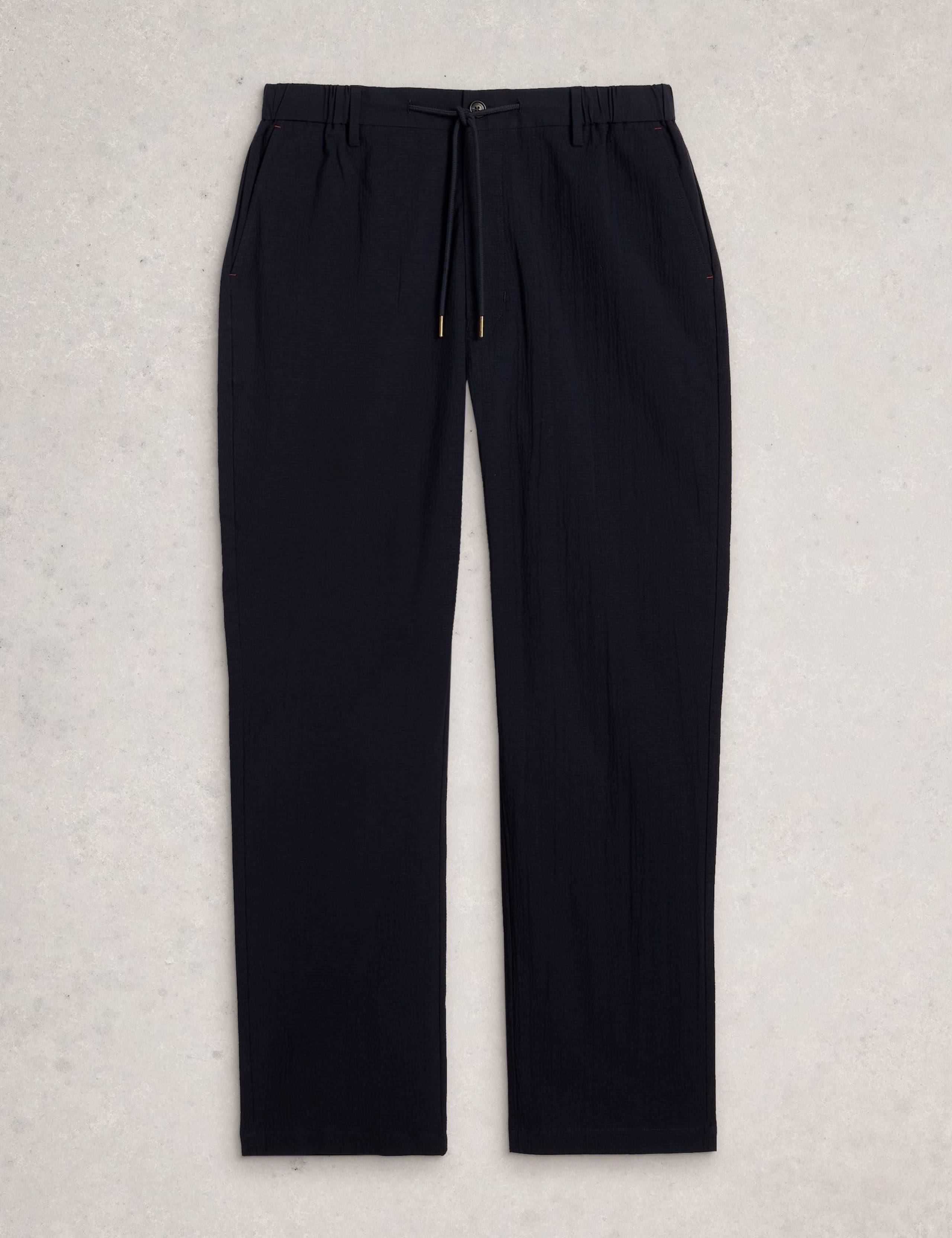 Straight Fit Pure Cotton Lightweight Trousers 2 of 6