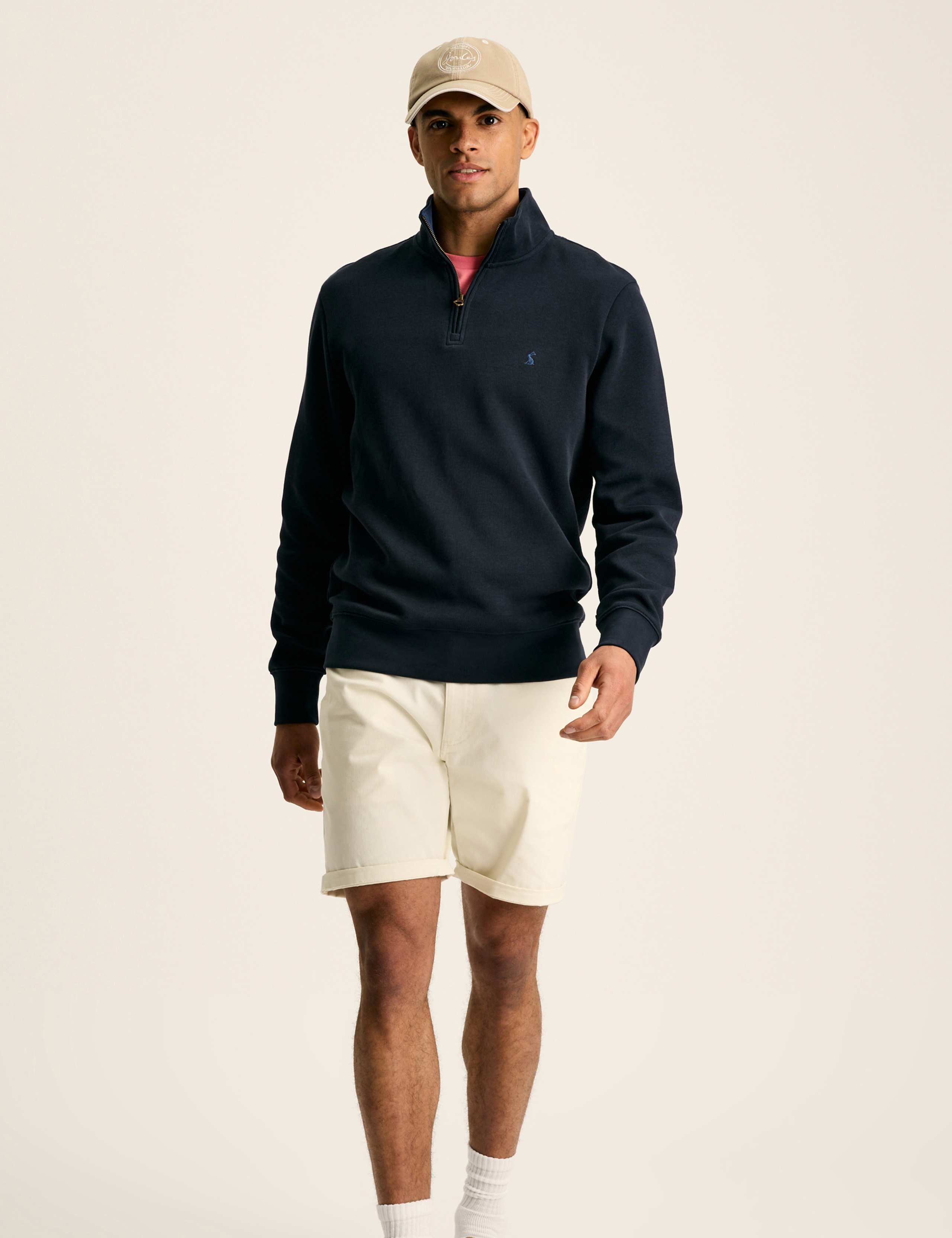 Pure Cotton Half Zip Jumper 6 of 6