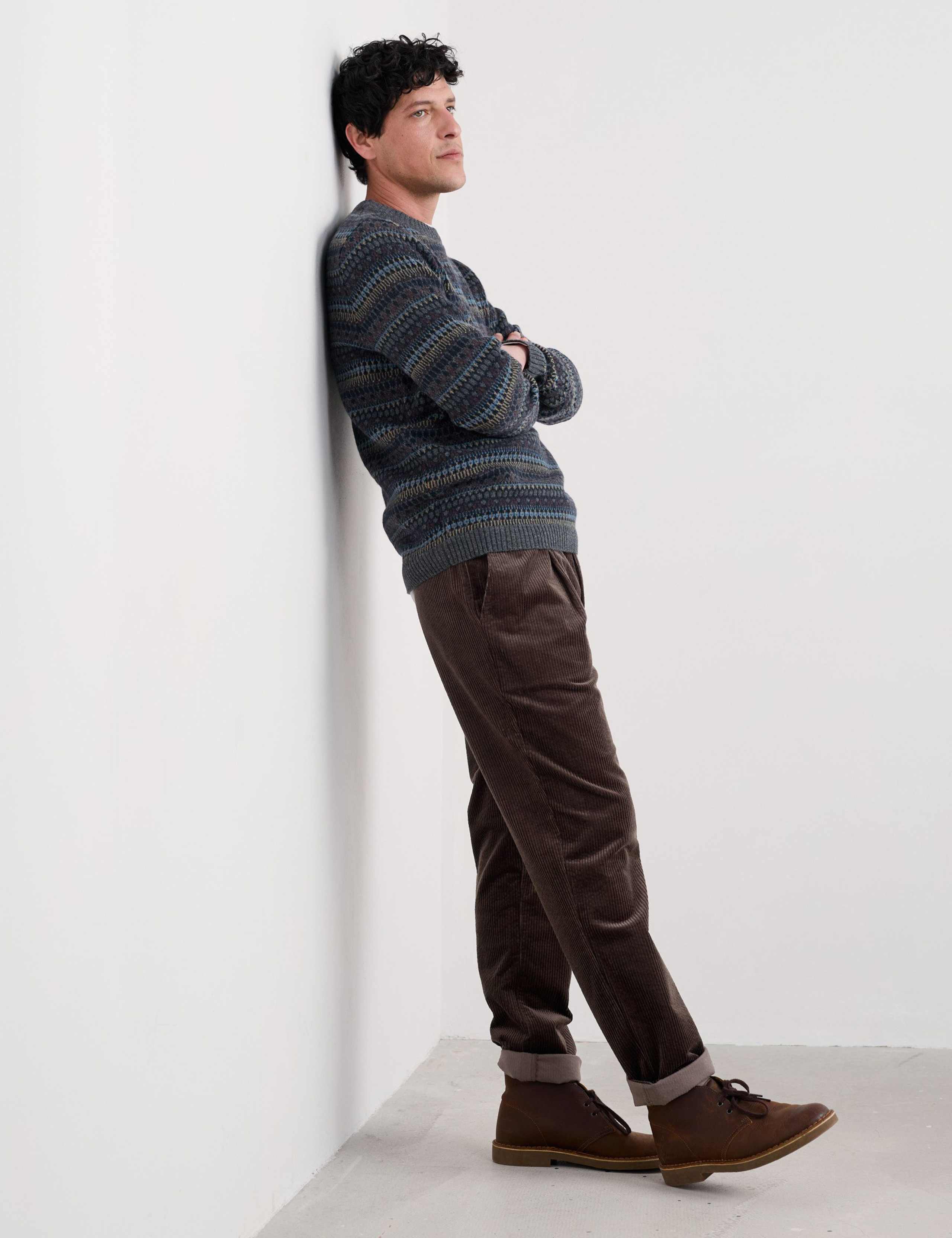 Lambswool Rich Fair Isle Crew Neck Jumper 1 of 5