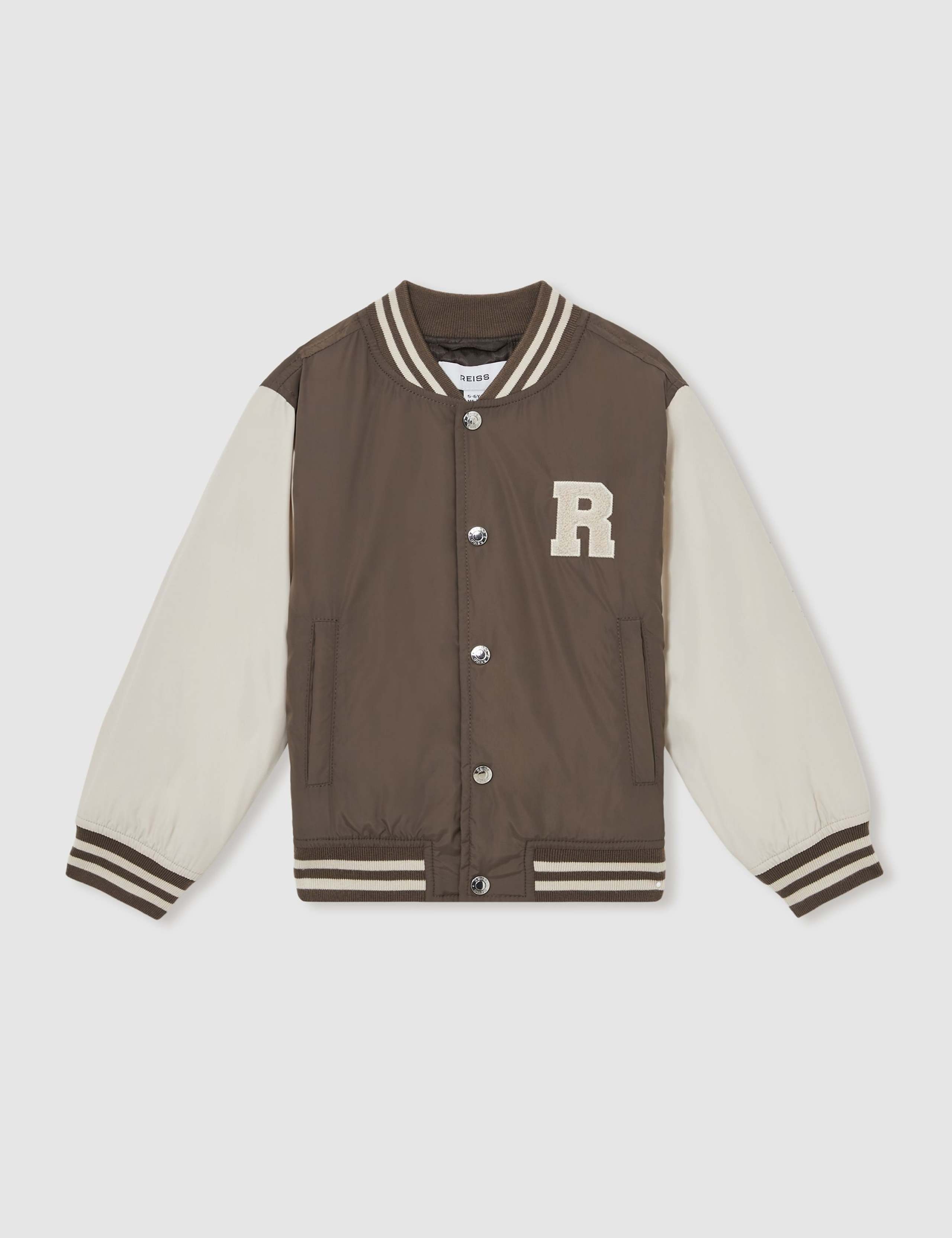 Colour Block Varsity Bomber Jacket (3-14 Yrs) 2 of 5