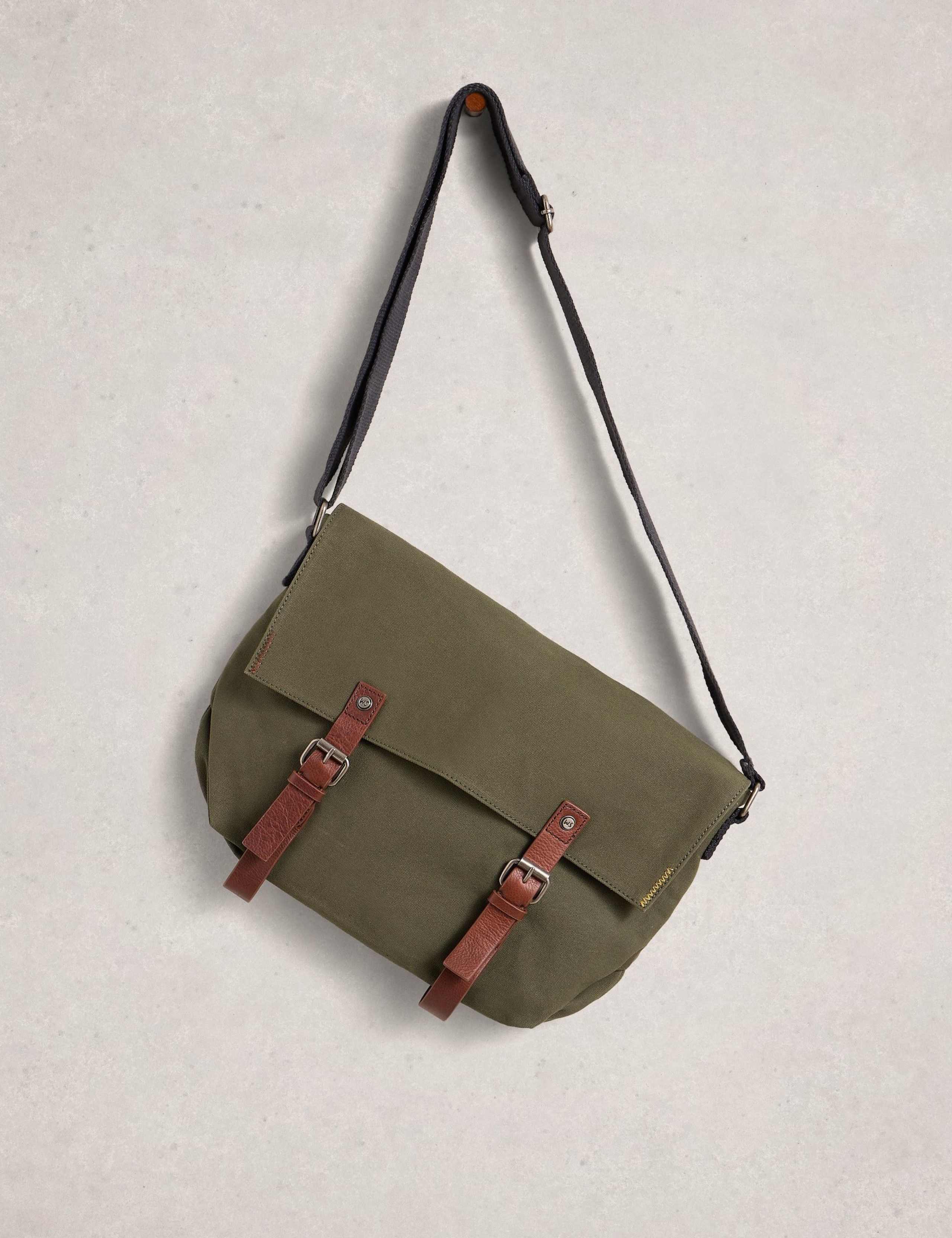 Canvas Messenger Bag 3 of 4