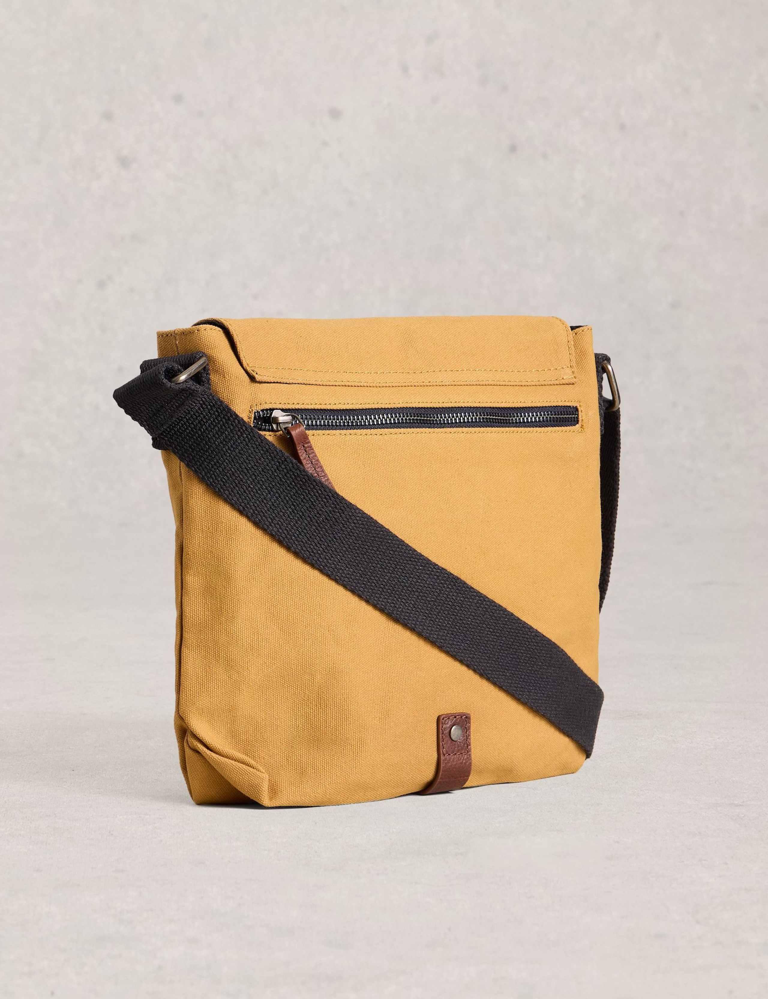 Pure Cotton Canvas Cross Body Bag 2 of 4