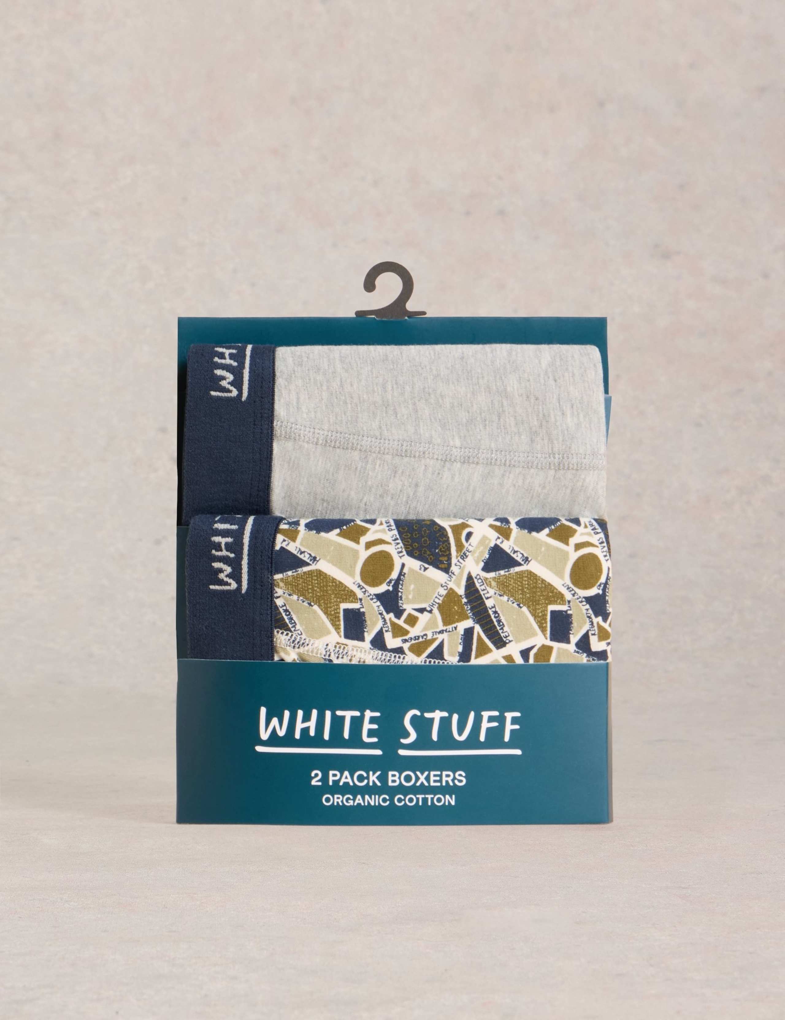 2 Pack Cotton Rich Patterned Boxers 3 of 3