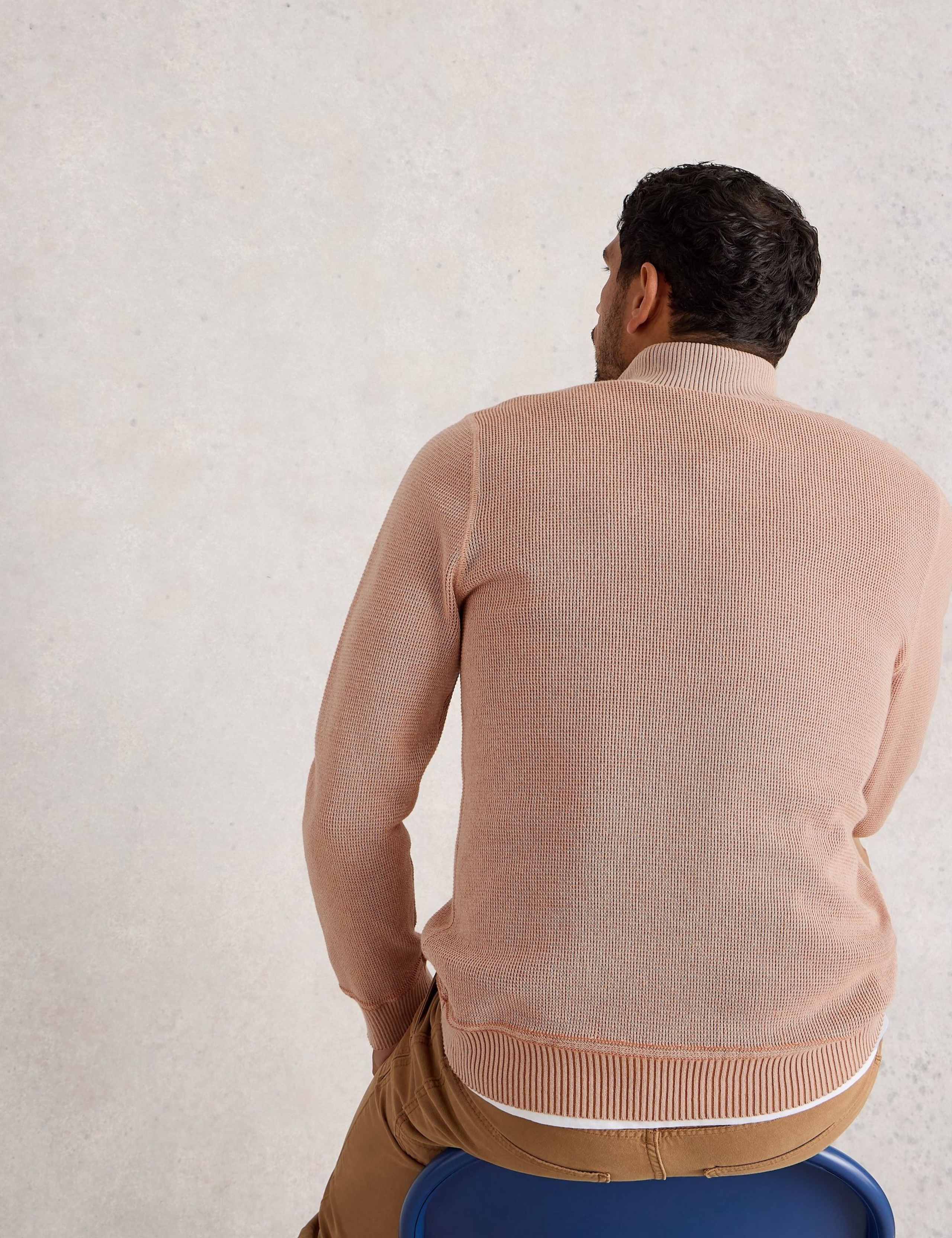 Pure Cotton Funnel Neck Jumper 3 of 6
