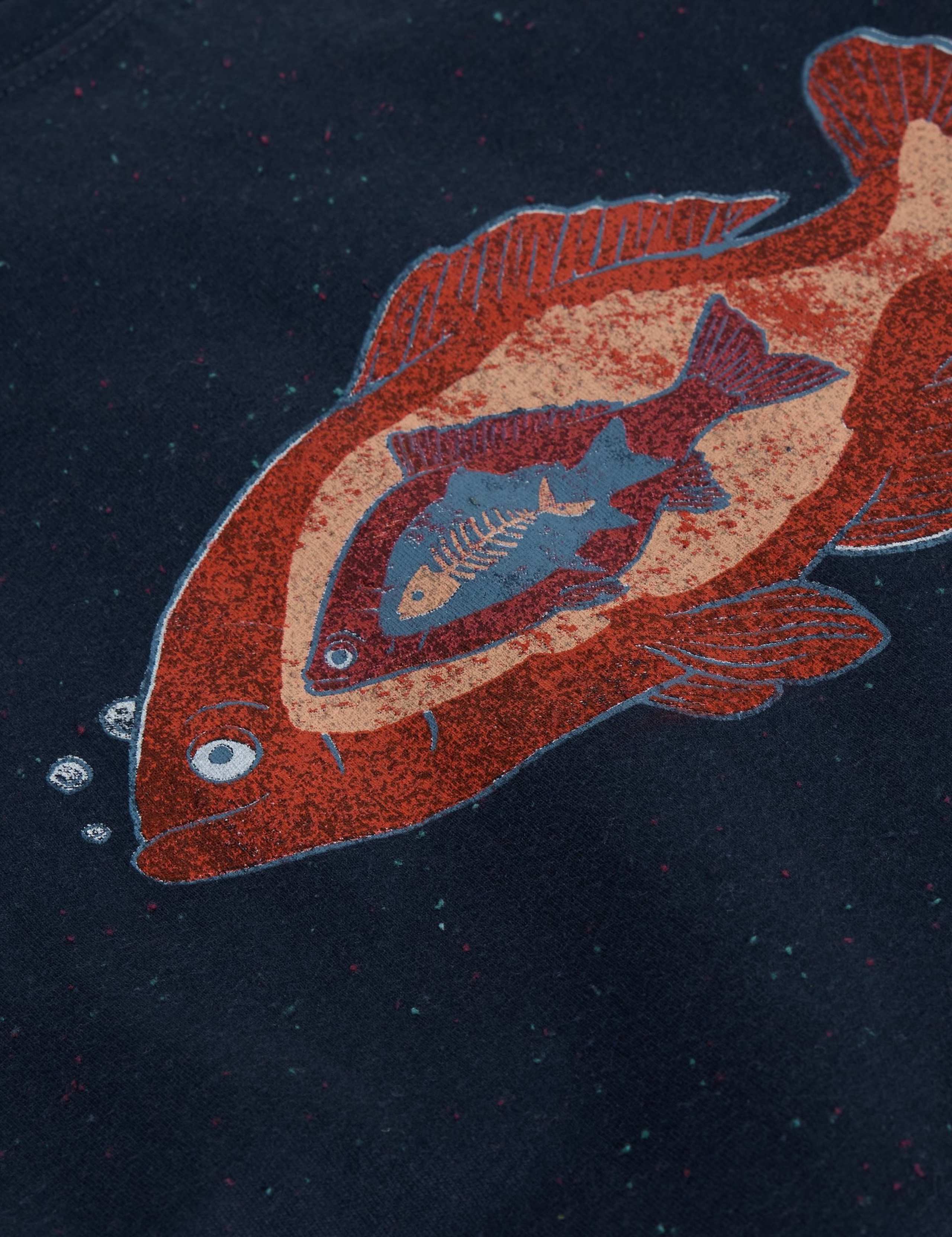 Cotton Rich Fish Graphic T-Shirt 4 of 6