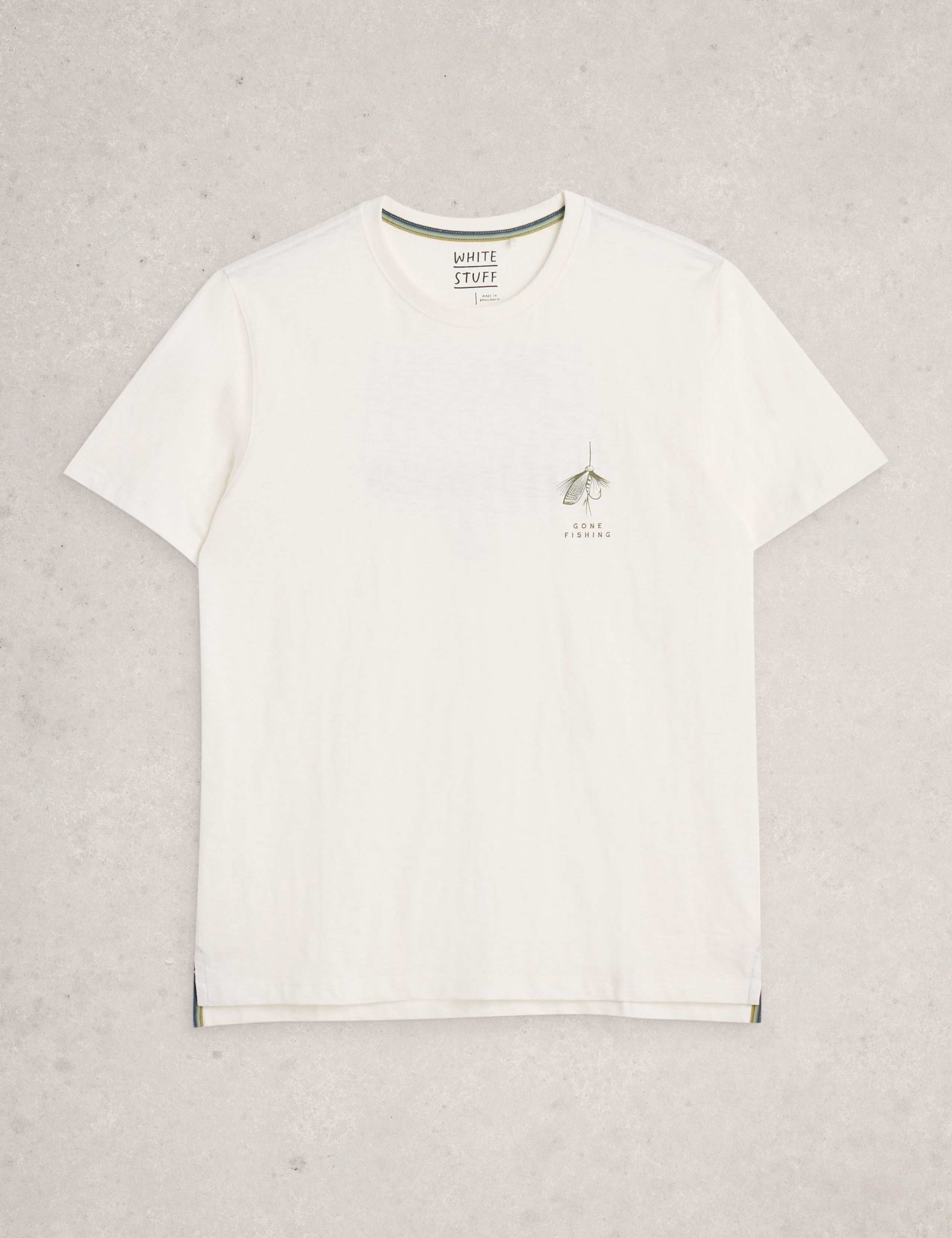 Pure Cotton Fishing Graphic T-Shirt 2 of 6