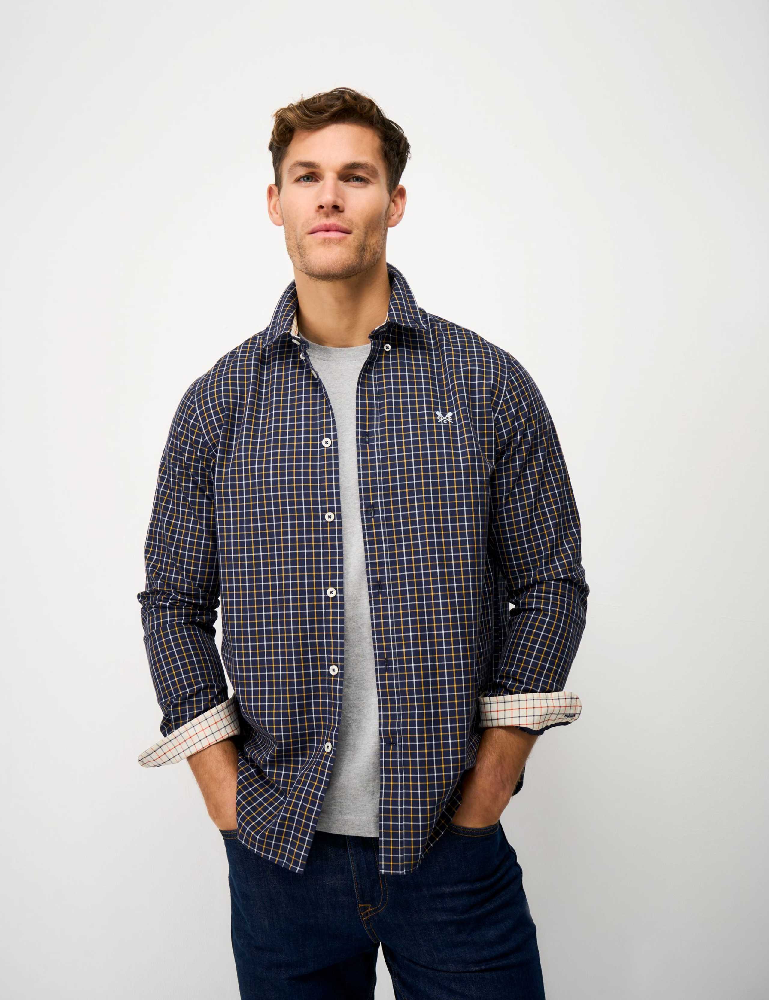 Relaxed Fit Pure Cotton Twill Checked Shirt 5 of 5