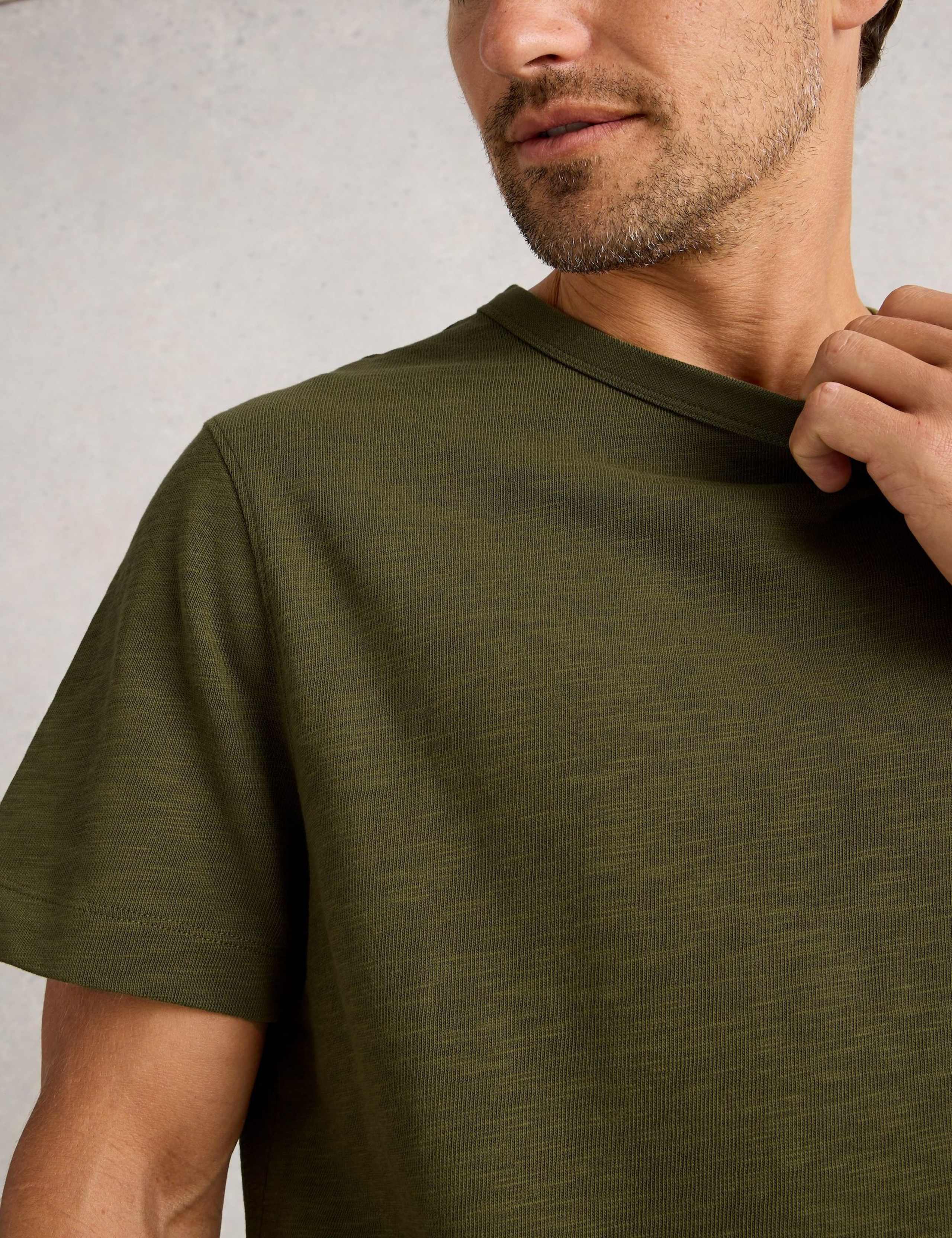 Pure Cotton Crew Neck T-Shirt 6 of 6