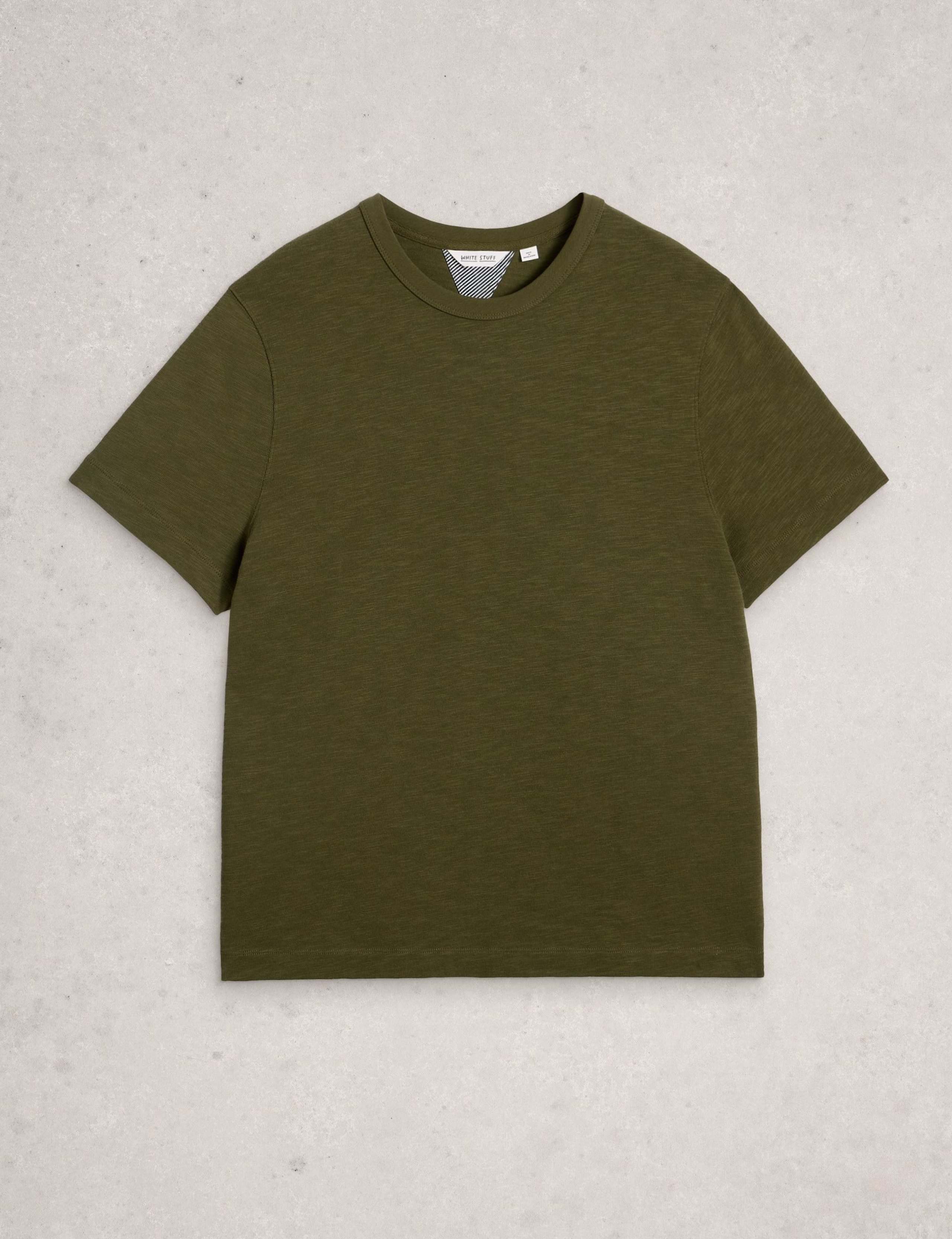 Pure Cotton Crew Neck T-Shirt 2 of 6