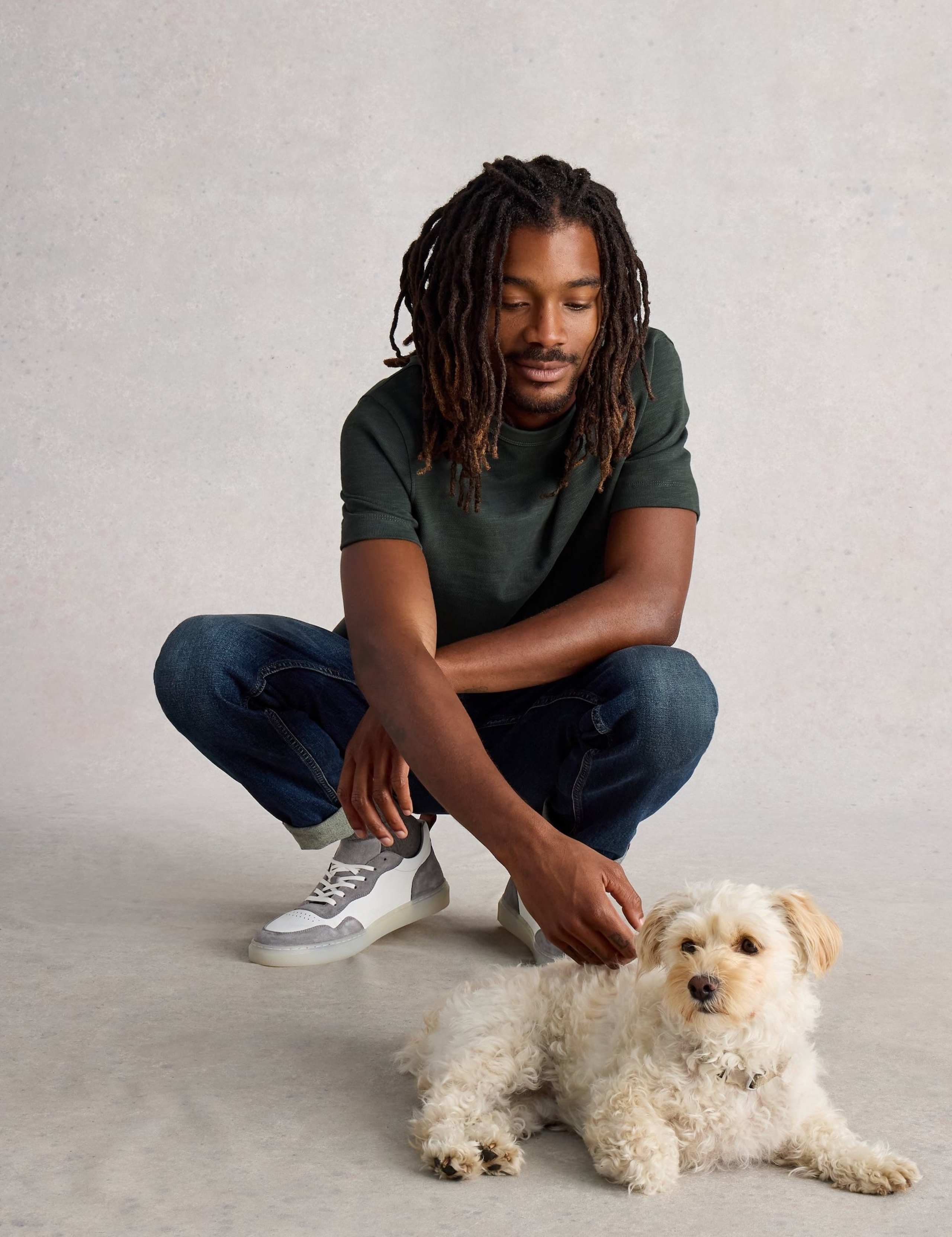 Pure Cotton Crew Neck T-Shirt 5 of 6